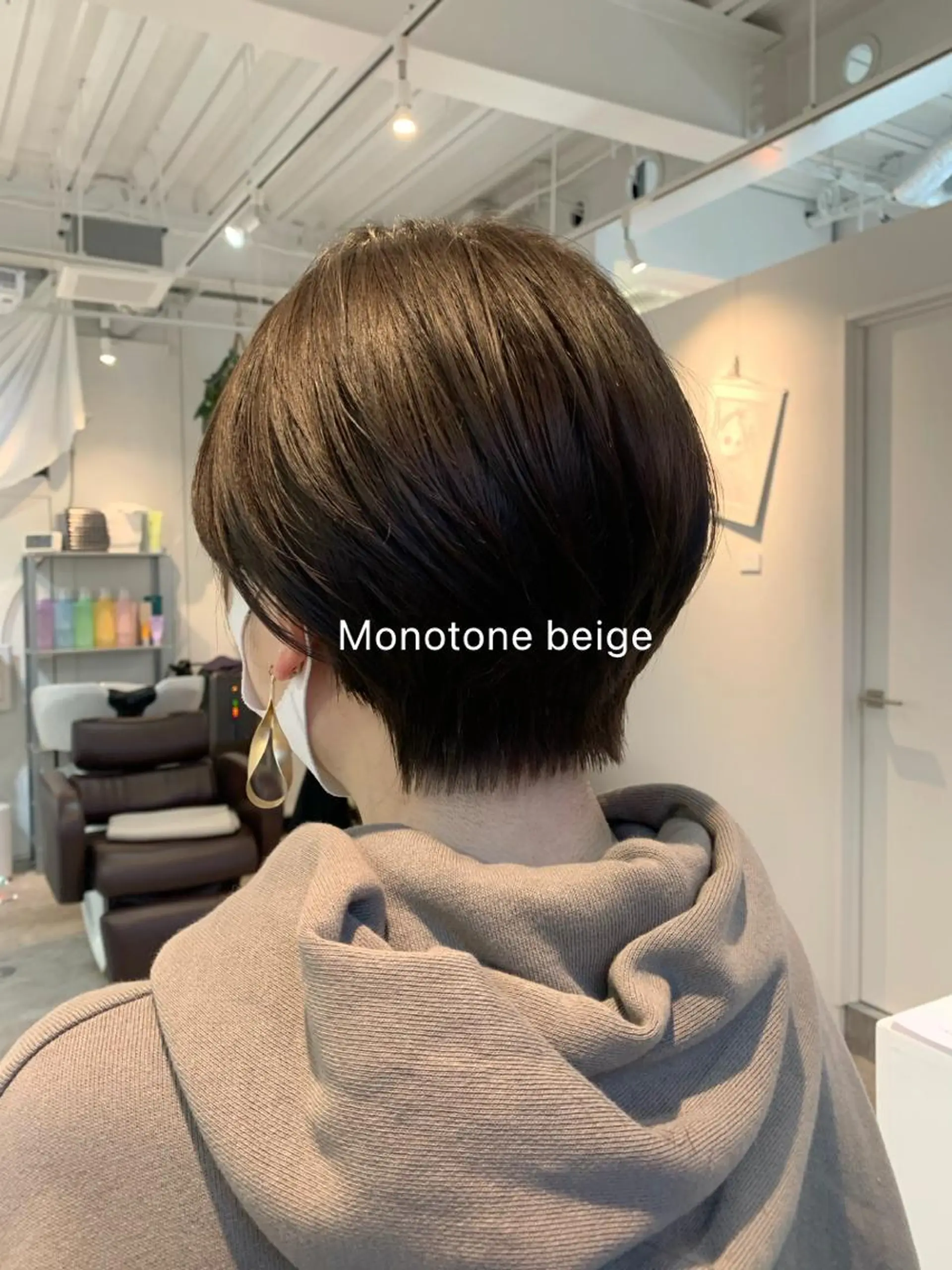 ショート カット ヘアカラー トリートメント loka所属・山本 晶大のヘアスタイル