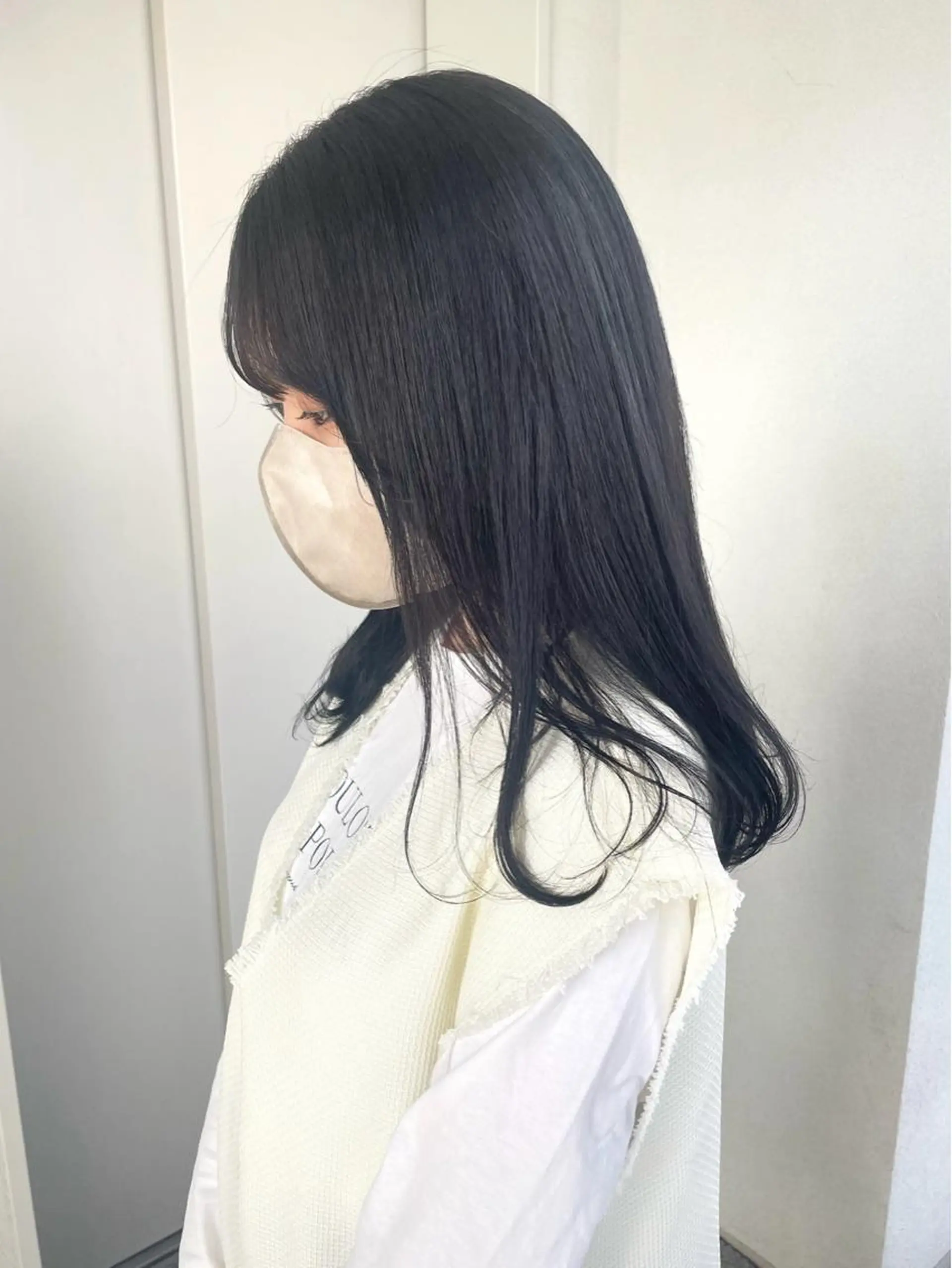 セミロング カラー ヘアアレンジ ブリーチ ケアブリーチ ダブルカラー ハイライトカラー イルミナカラー ヘアカラー トリートメント ヘアセット 🌷FUKA🌷 まろやかハイトーンのヘアスタイル