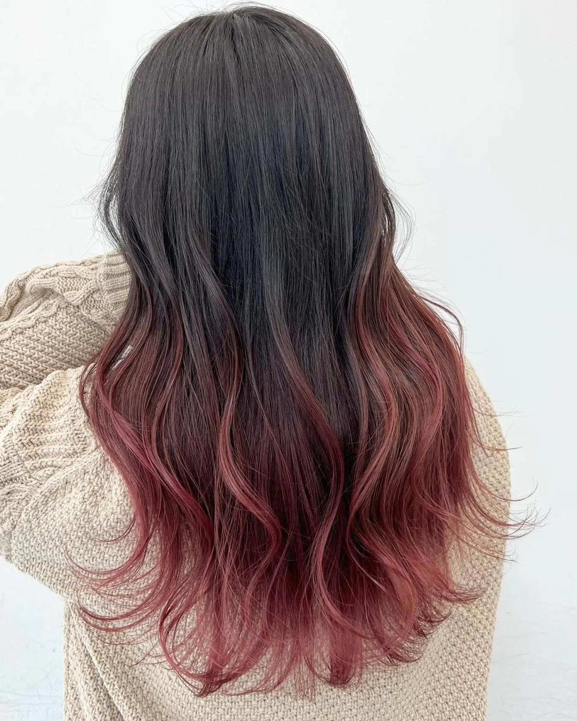 カラー アディクシーカラー バレイヤージュ ブリーチ ダブルカラー グラデーションカラー 【公式】amble luxe池袋東口🩷のヘアスタイル