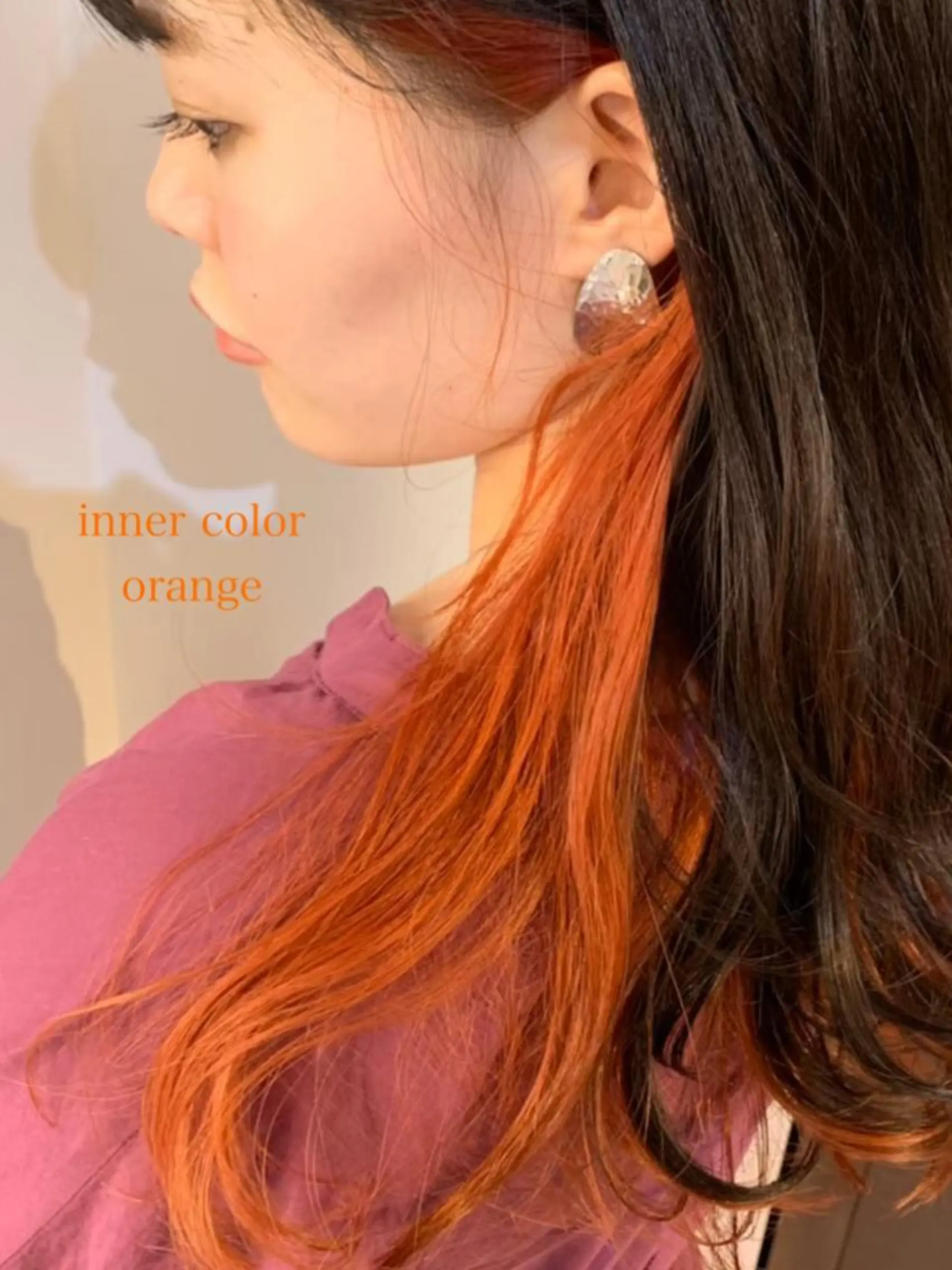 ロング カラー カット ヘアカラー トリートメント ikeda shioriのヘアスタイル