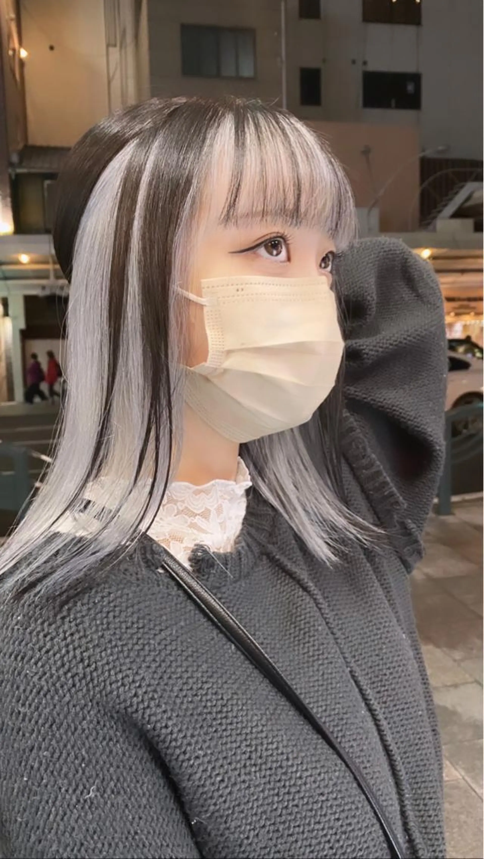 セミロング ヘアカラー Selene hair OSAKAのヘアスタイル