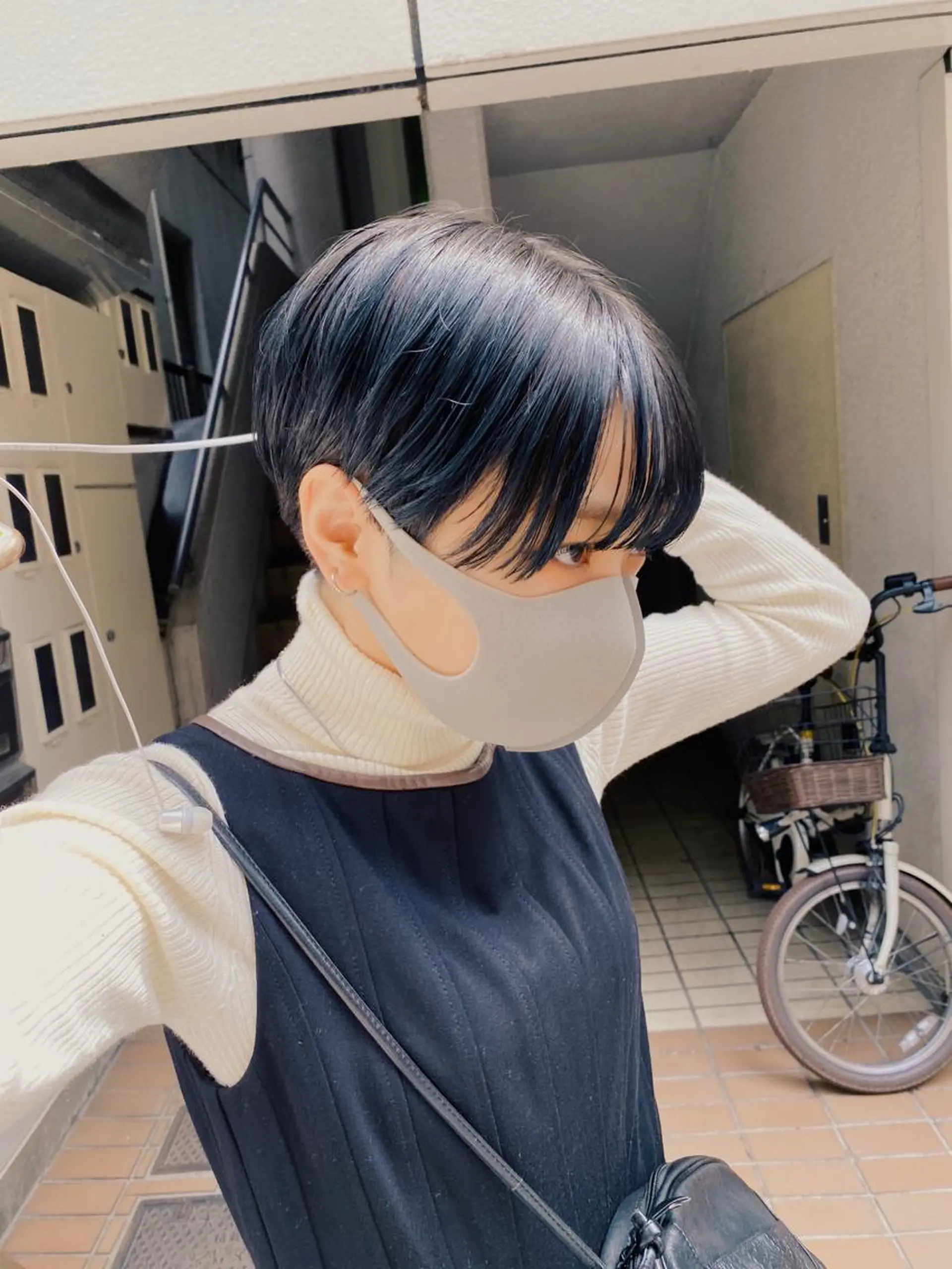 ショート カット ヘアカラー トリートメント salowin三丁目所属・🟩ベージュ/ショー ト/ボブ🟩タカモリのヘアスタイル