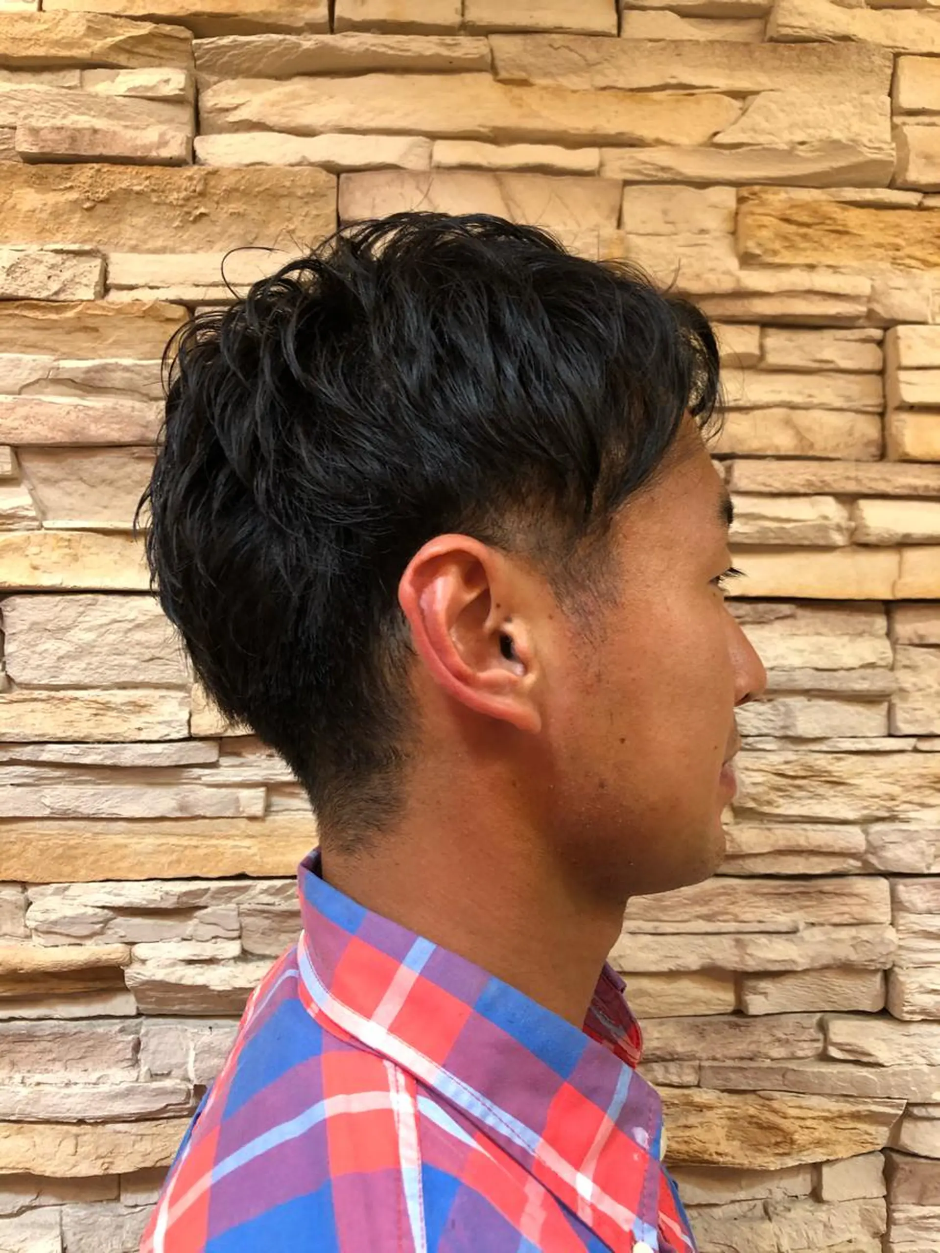 パーマ メンズ 本多 美羽のヘアスタイル