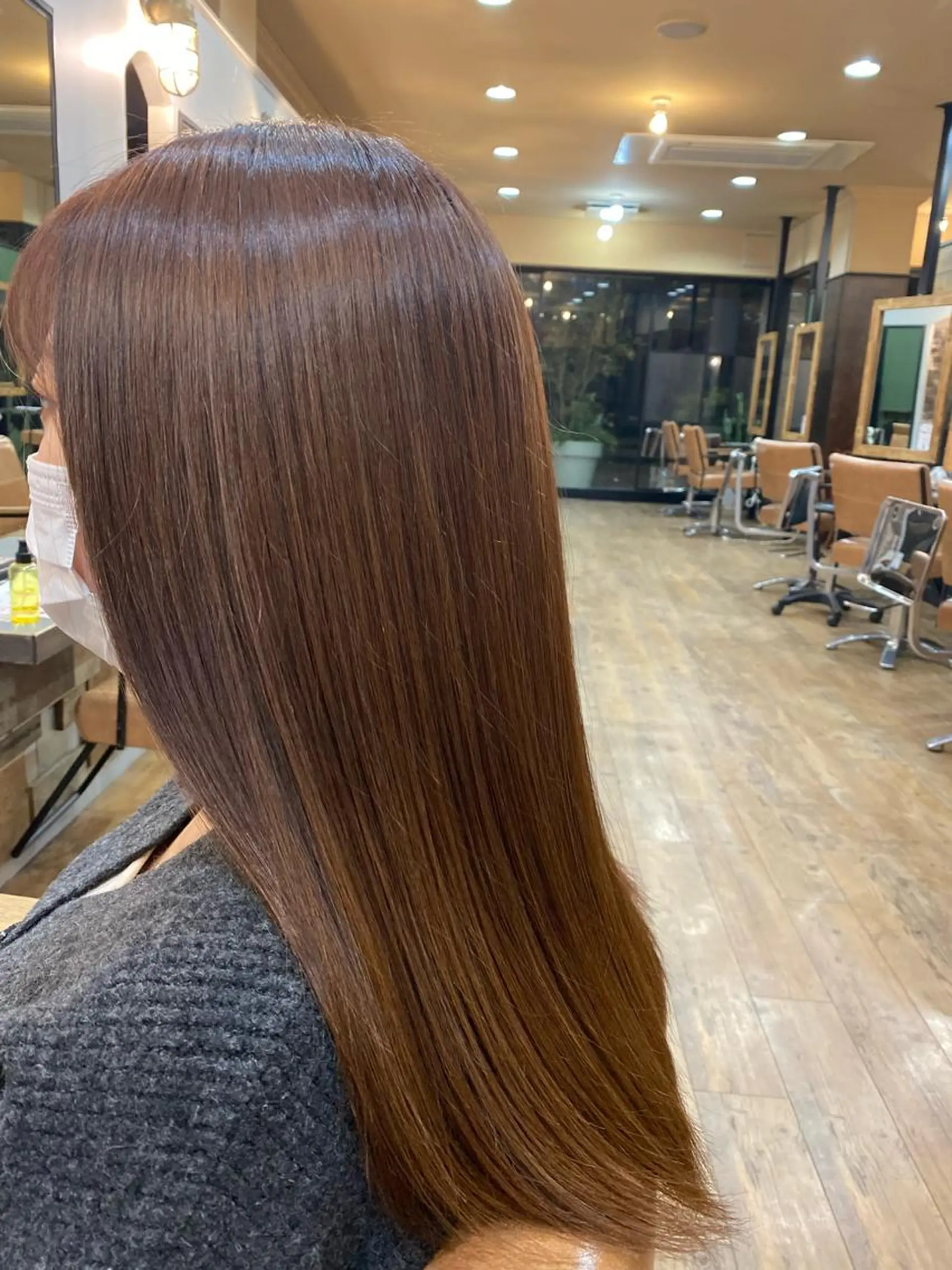 ロング カラー ベージュカラー ハイライトカラー ハイライト ヘアカラー トリートメント ケアカラーリスト✂️ SHIAN   フジのヘアスタイル