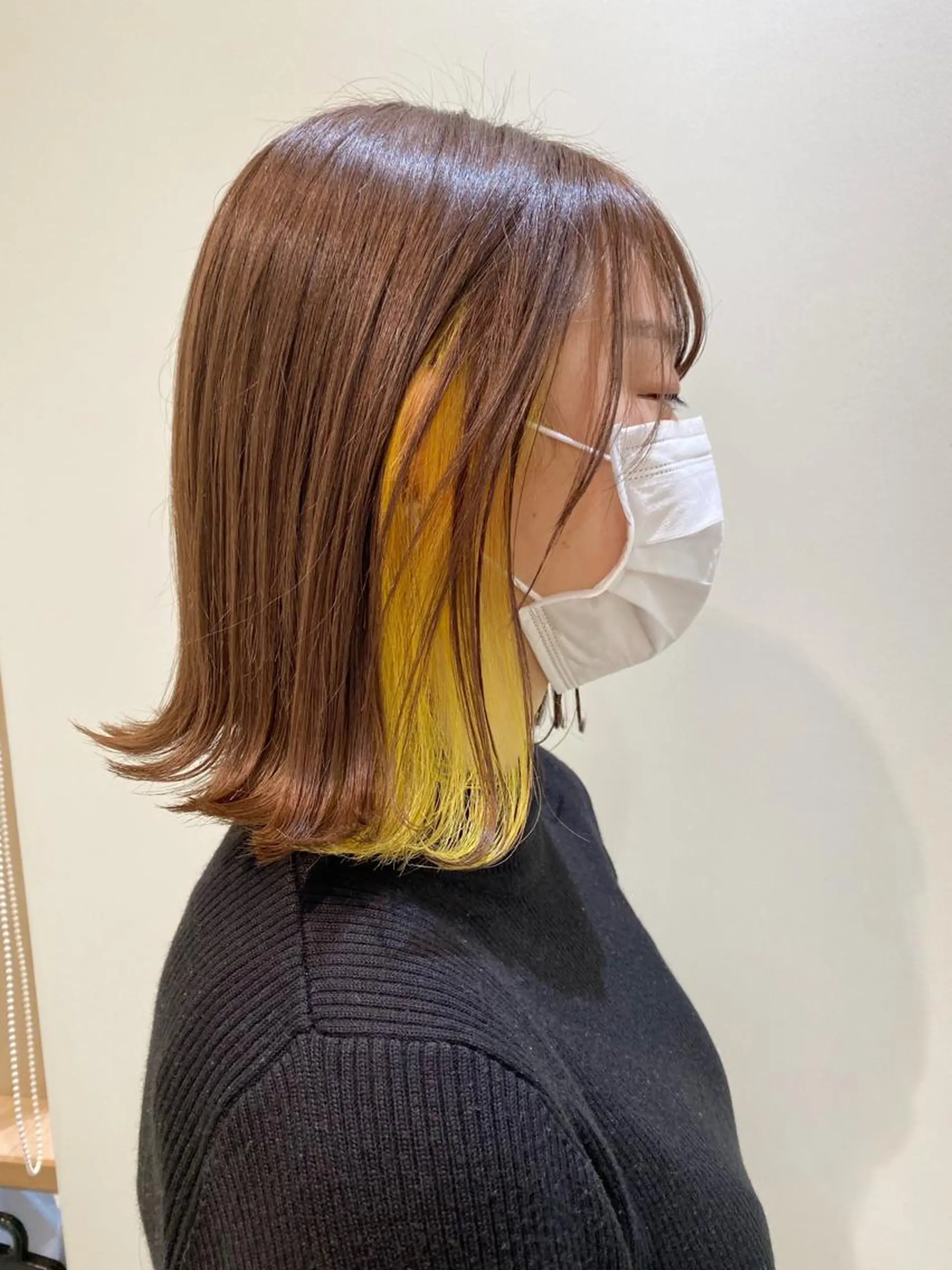 ミディアム カラー ヘアカラー ダブルカラー ブリーチ/kaitoのヘアスタイル