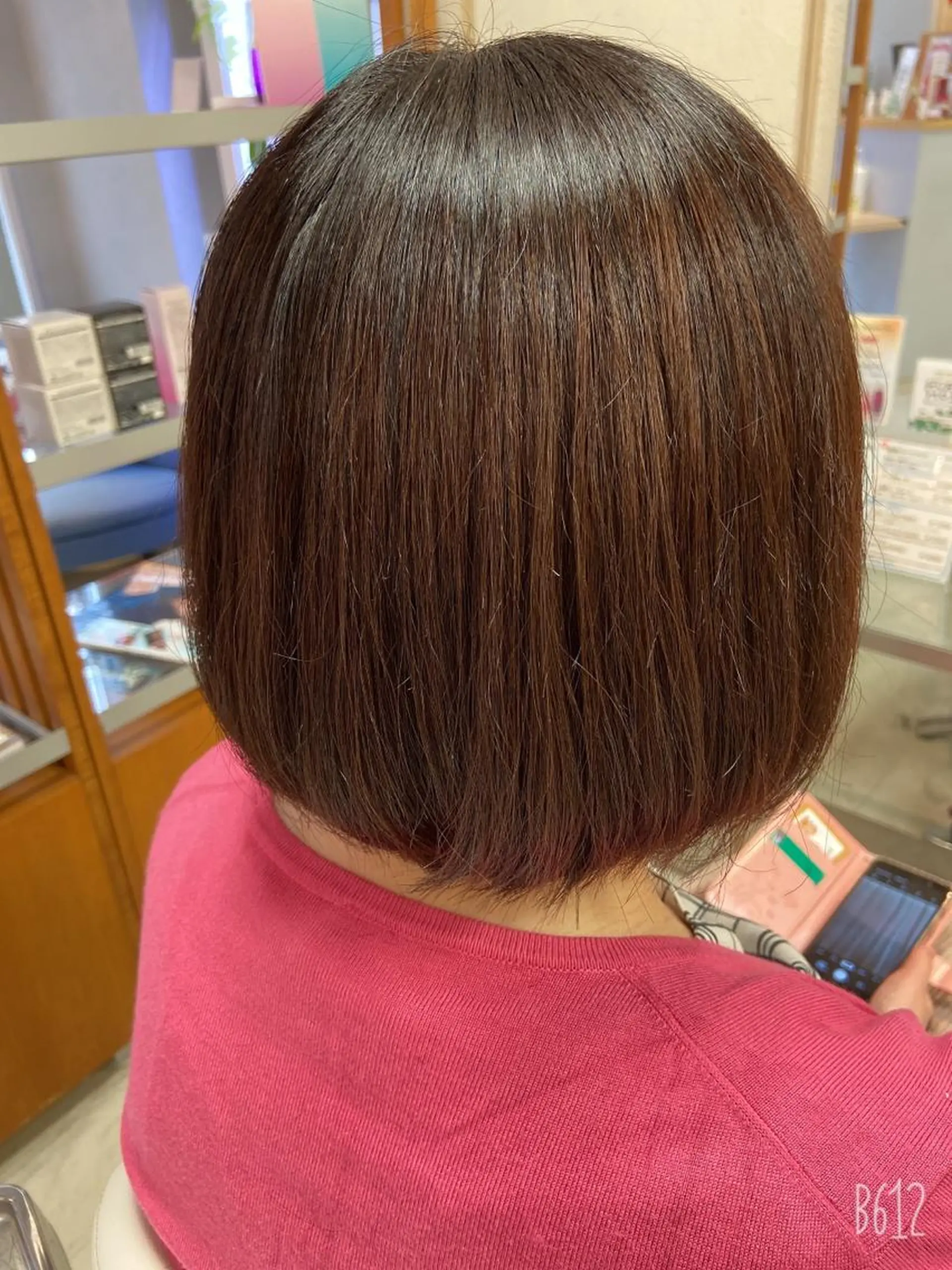 ショート ボブ カット トリートメント 菊地 美憂のヘアスタイル