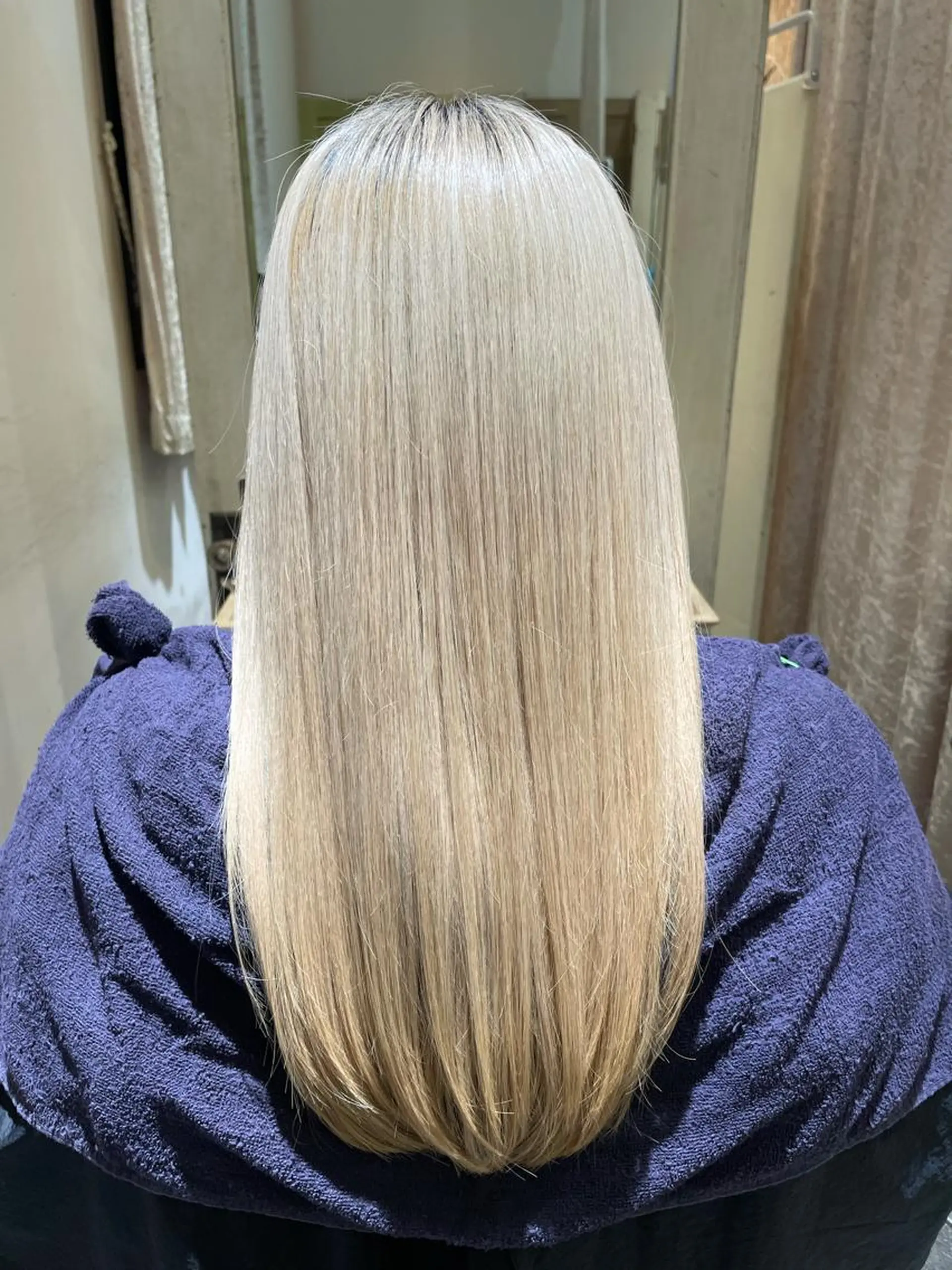 ロング カラー カット トリートメント 高見澤 優のヘアスタイル