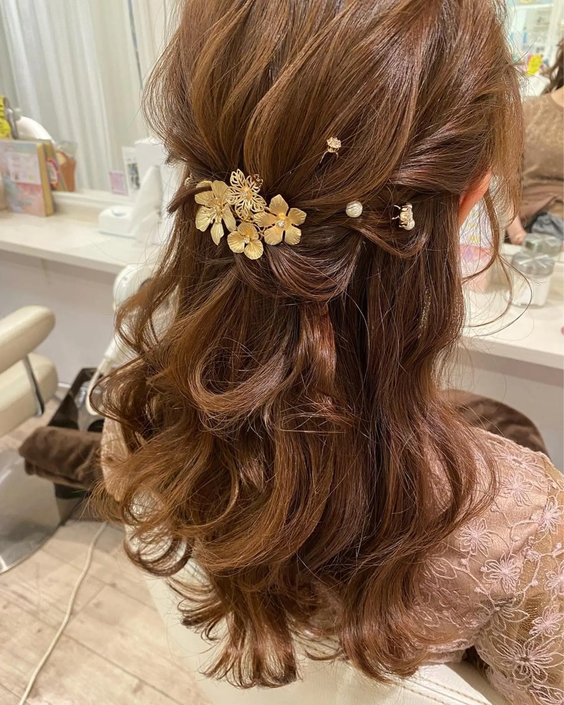 ロング ヘアアレンジ セットサロン      ラフテル所属・大阪/ヘアアレンジ /似合わせset💐のヘアスタイル