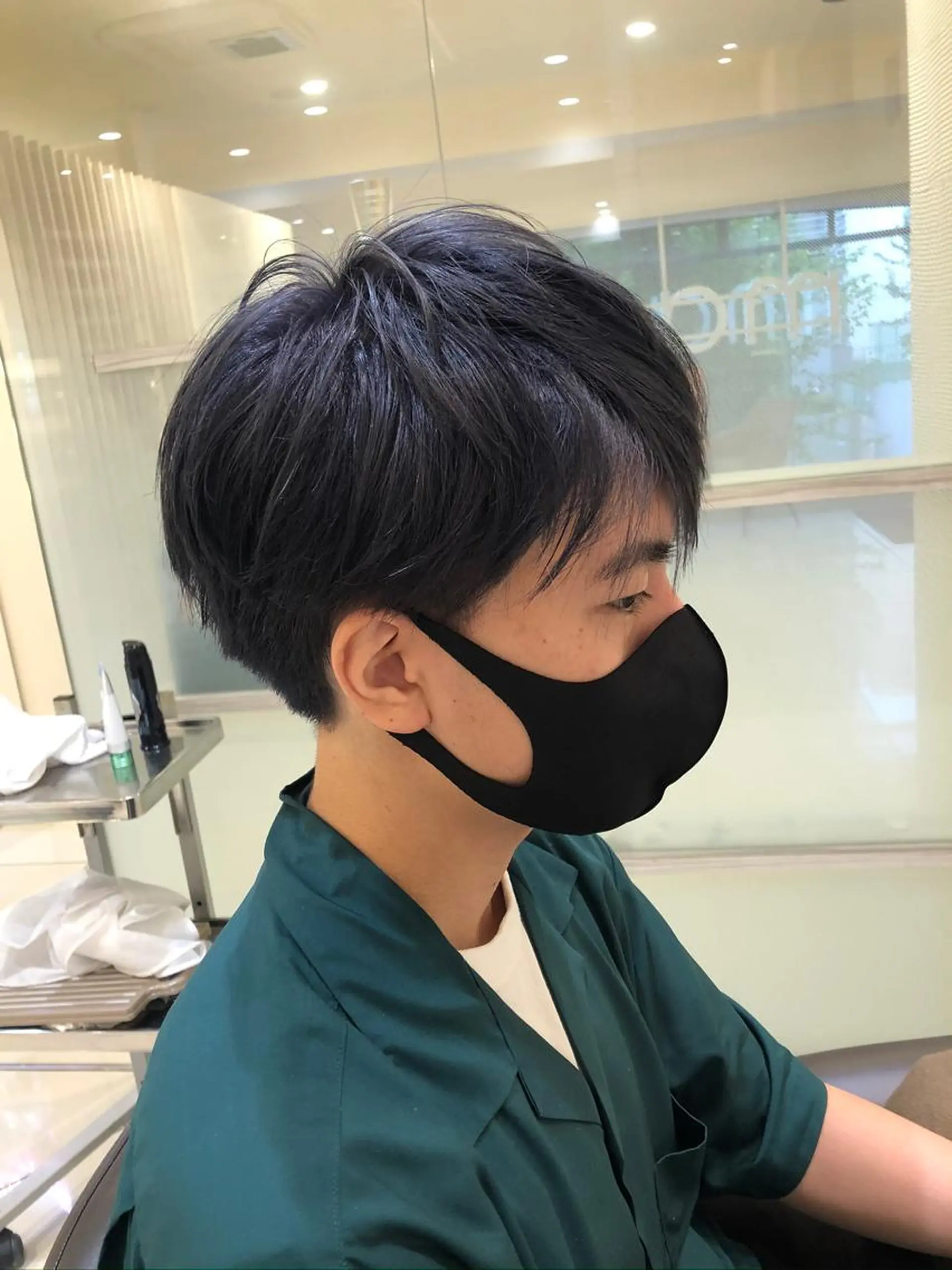 カラー メンズ カット プレイングカラー🤍 細めハイライトのヘアスタイル