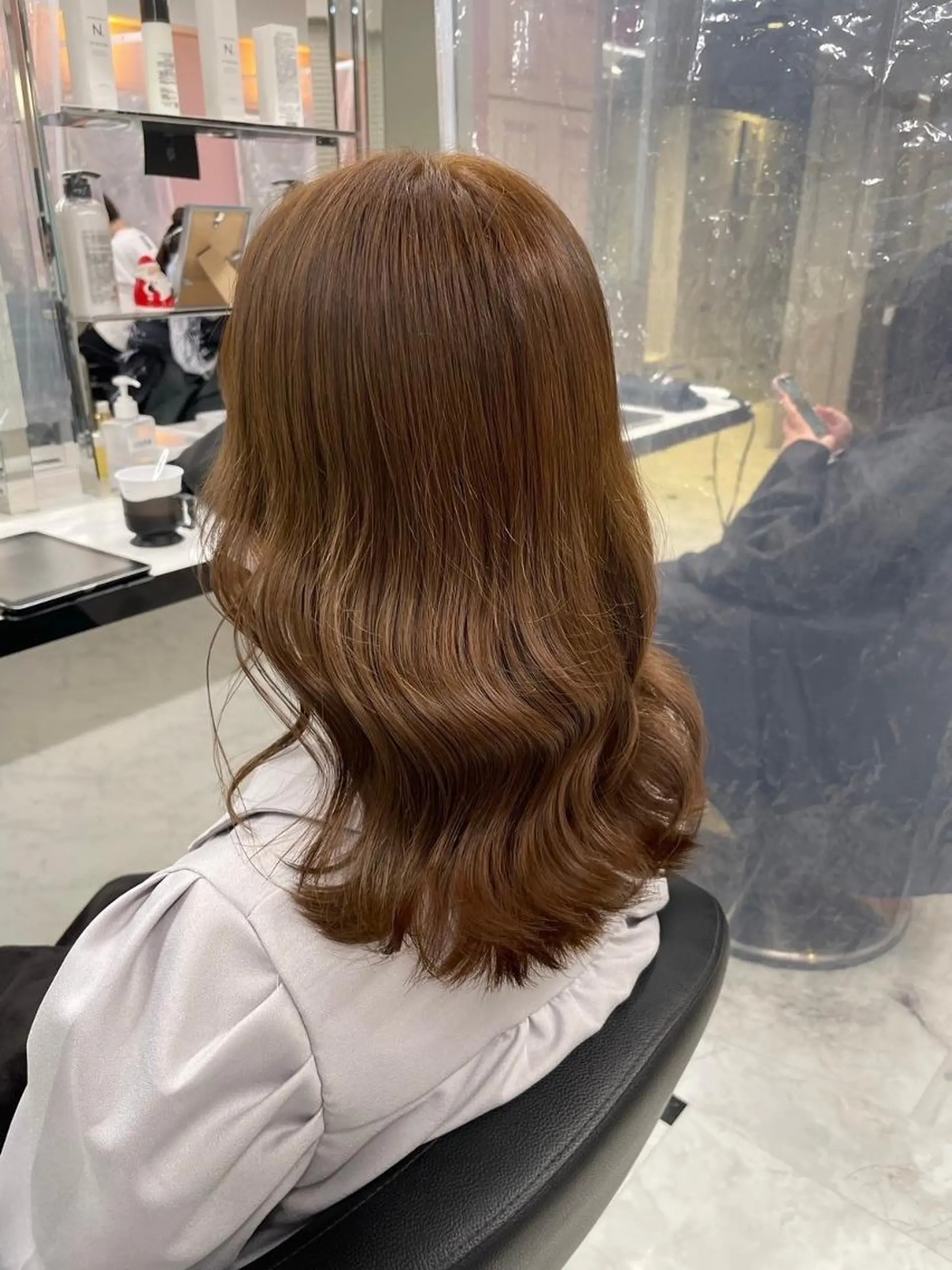 カラー 秋髪🍂韓国ベージュ 🤎横浜WILLのヘアスタイル