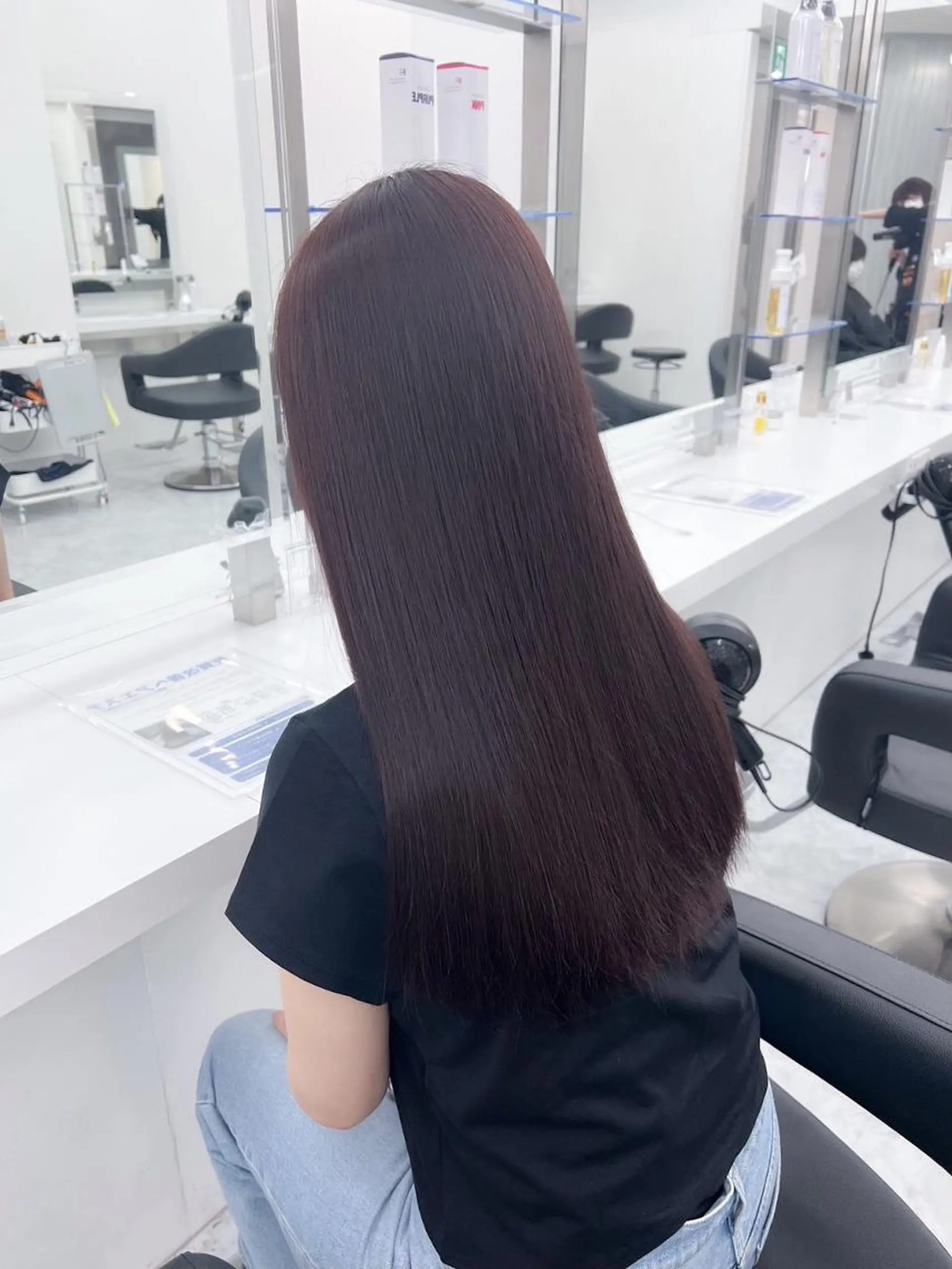 カラー カット 縮毛矯正 girlyトレンド ヘア🎀🩰ハルナのヘアスタイル