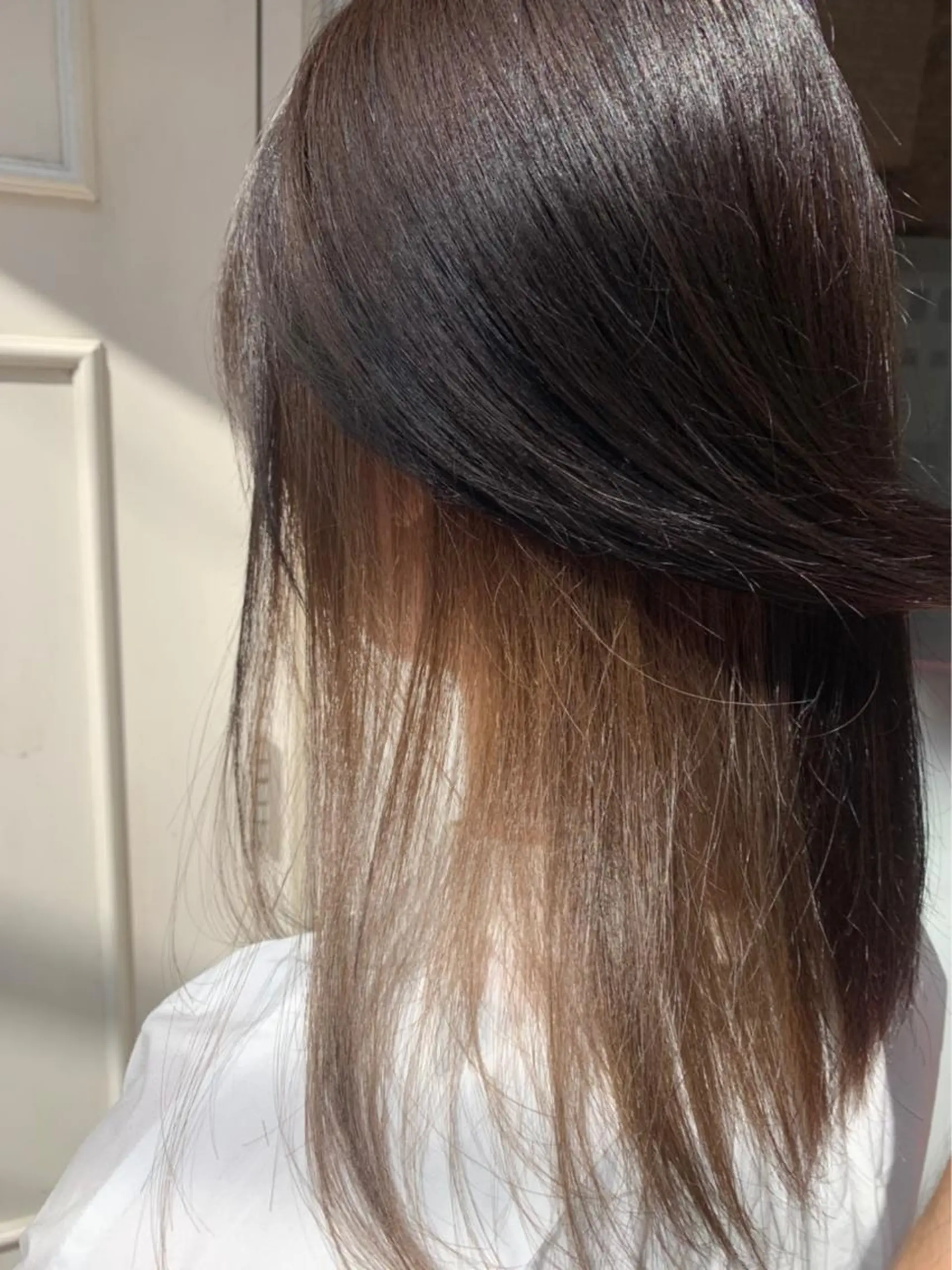 セミロング カラー ベージュカラー ホワイトベージュ 🫟Blanco🫟 Color&Careのヘアスタイル