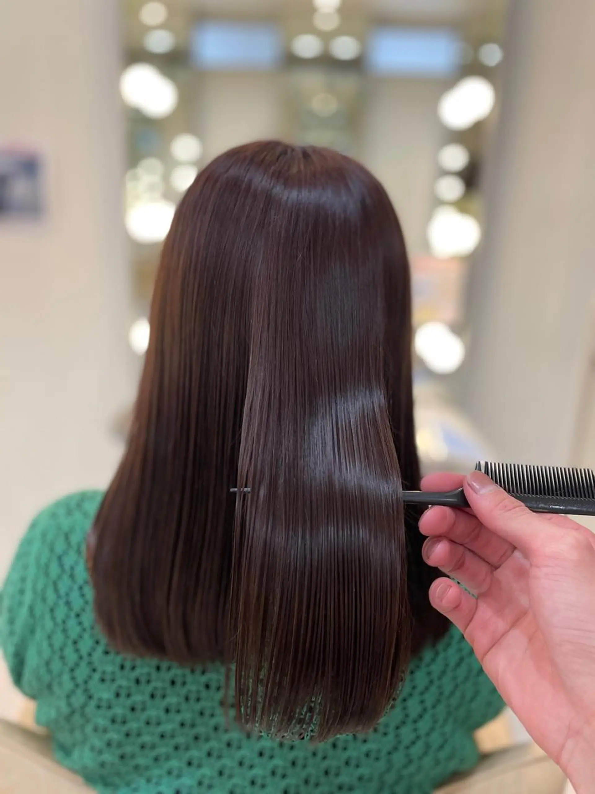 セミロング ショートボブ セミロングパーマ ボブ くせ毛 髪質改善 カット ヘアカラー トリートメント フリーランス美容師 TAMIOのヘアスタイル