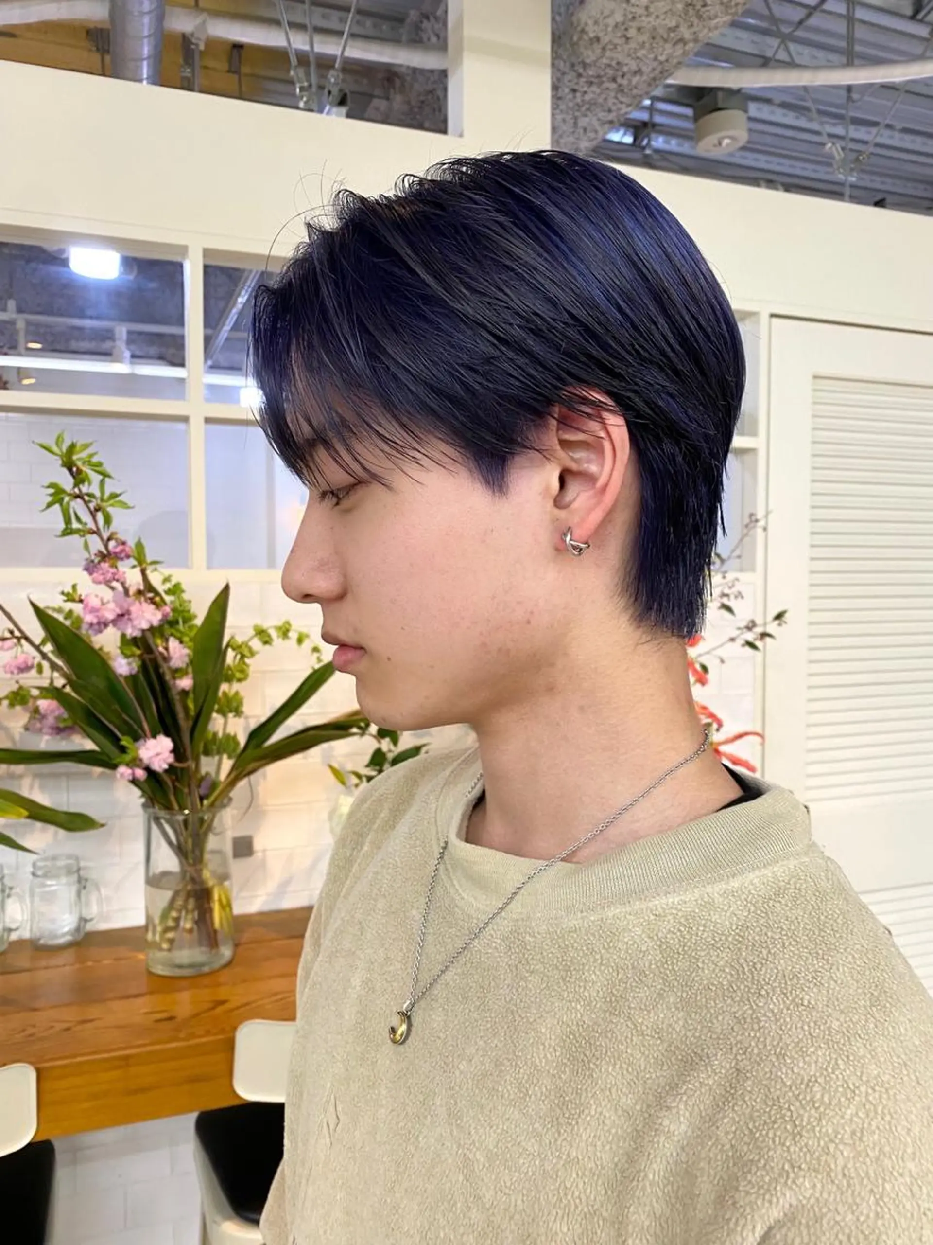 ショート カラー パーマ メンズ カット ヘアカラー パーマ おしゃれパーマ メンズ特化/みーまんのヘアスタイル