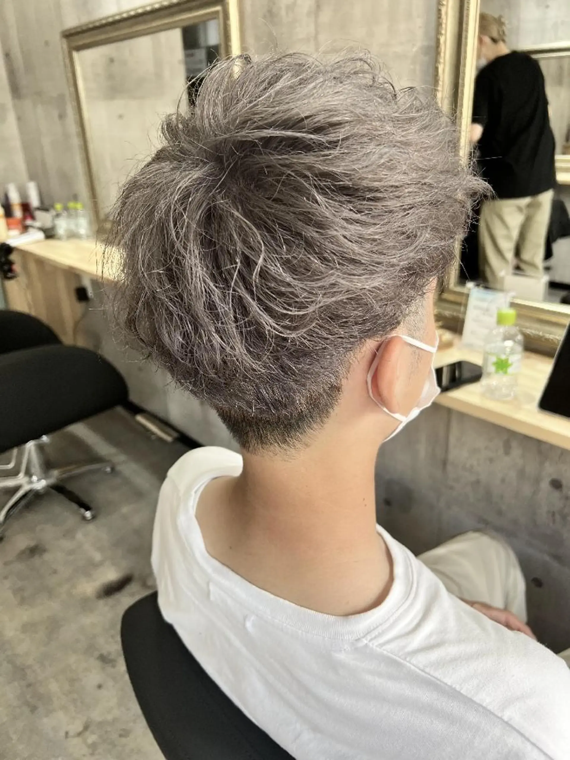 ショート カット サニーサイド大名 ダブルカラー髪質改善のヘアスタイル