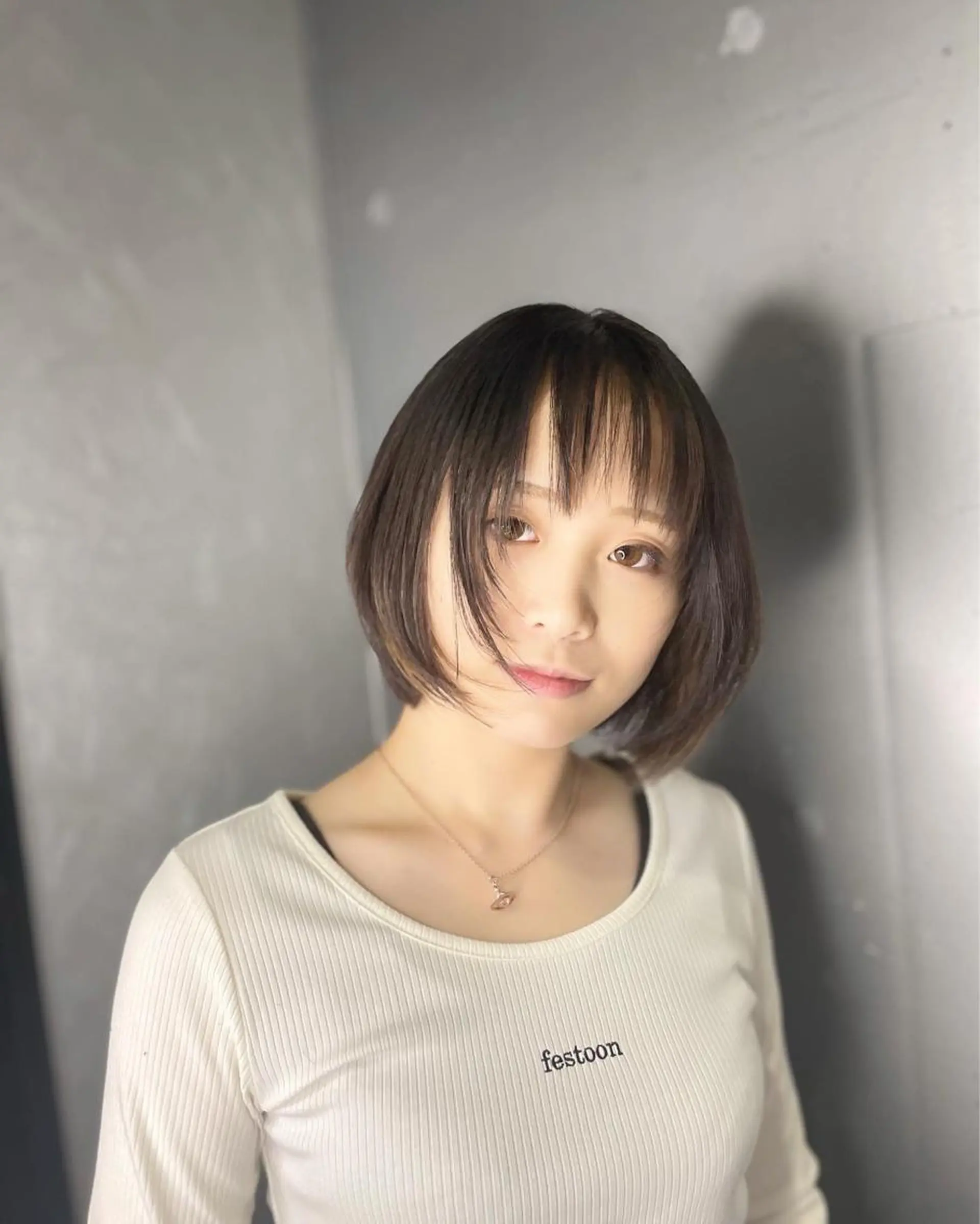 ショート カラー ボブ 韓国風ヘア TMJ所属・バズる韓国ヘア 🇰🇷溝邊　拓麿のヘアスタイル