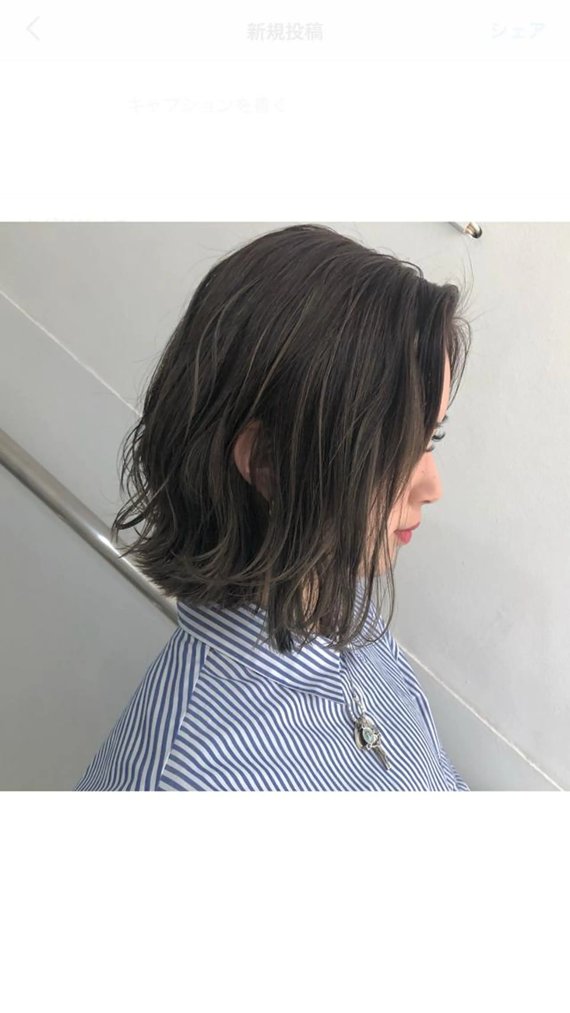 ミディアム CLUTCH天王寺 西藤遥河のヘアスタイル