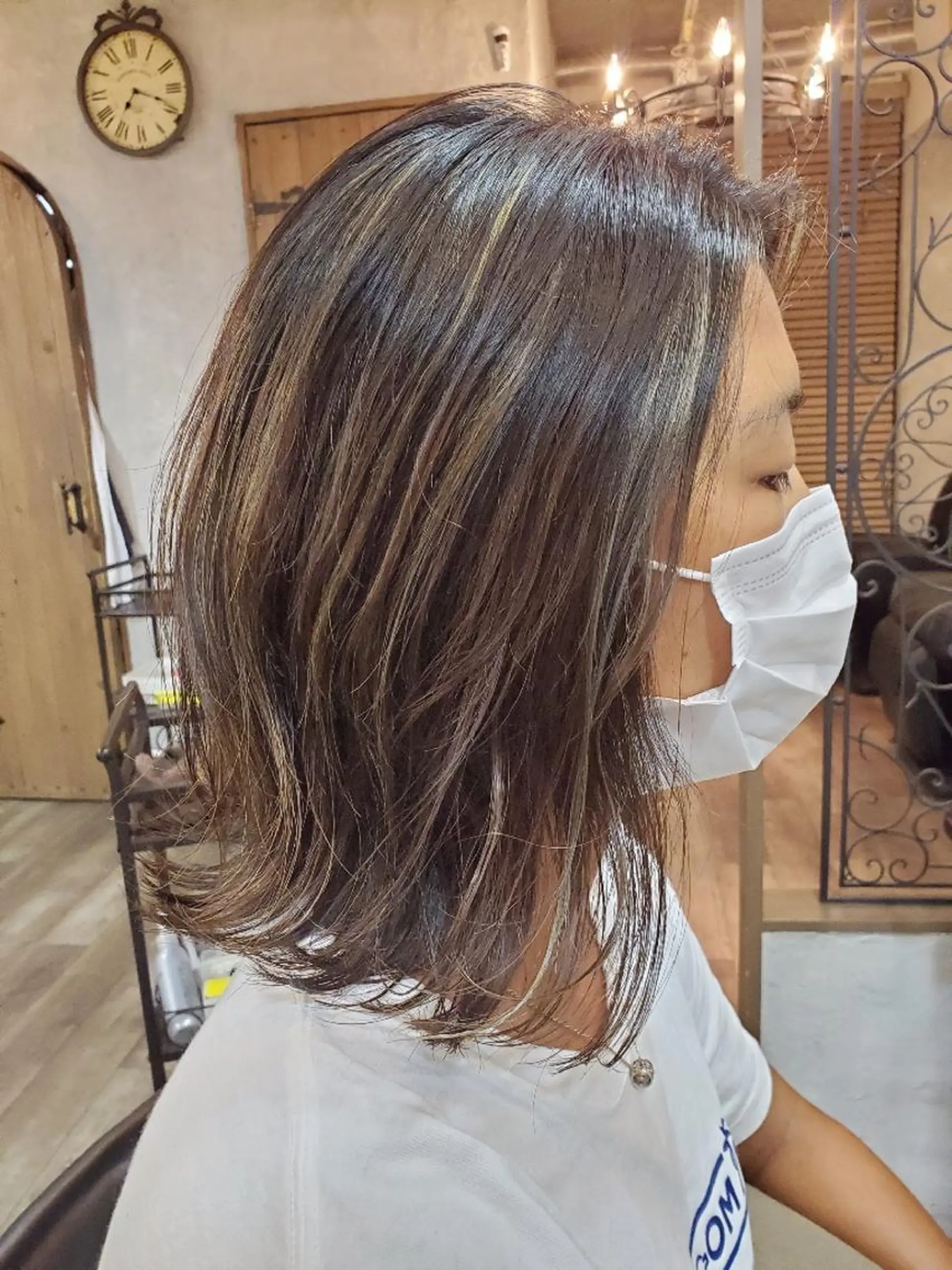 カラー ハイライトカラー カット ヘアカラー hair labo nico 藤沢店所属・梅澤 勧太のヘアスタイル