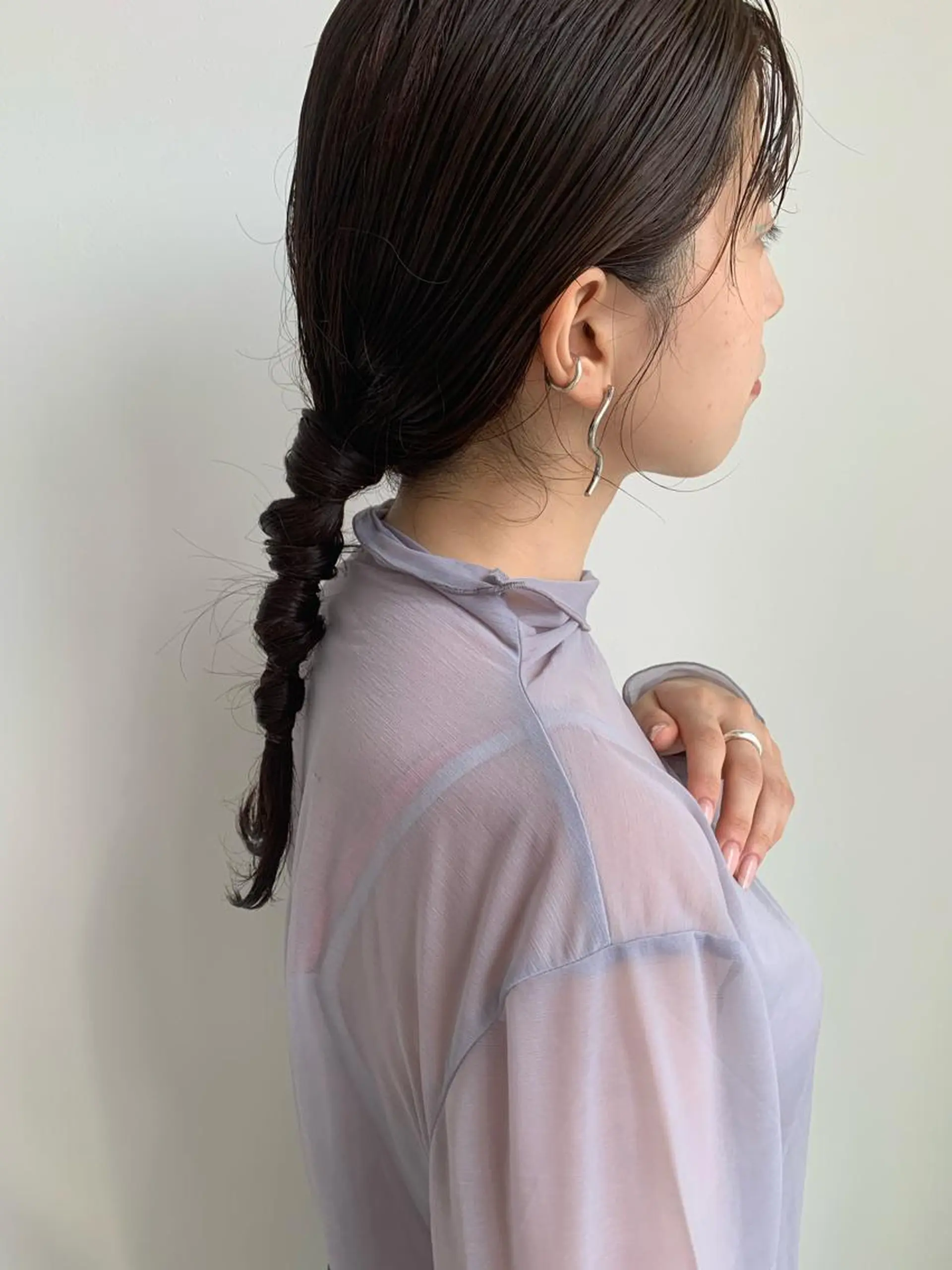 セミロング ヘアアレンジ ANY／SUE 千葉パーマのヘアスタイル