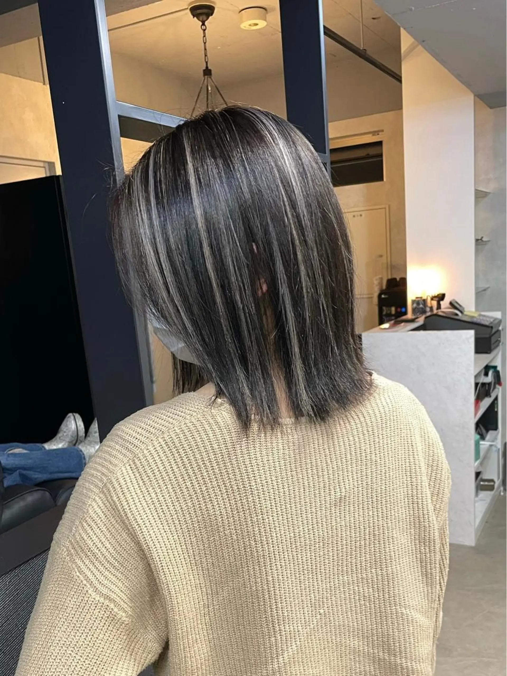 ミディアム カラー 新宿/美髪矯正 髪質改善/韓国風山本のヘアスタイル