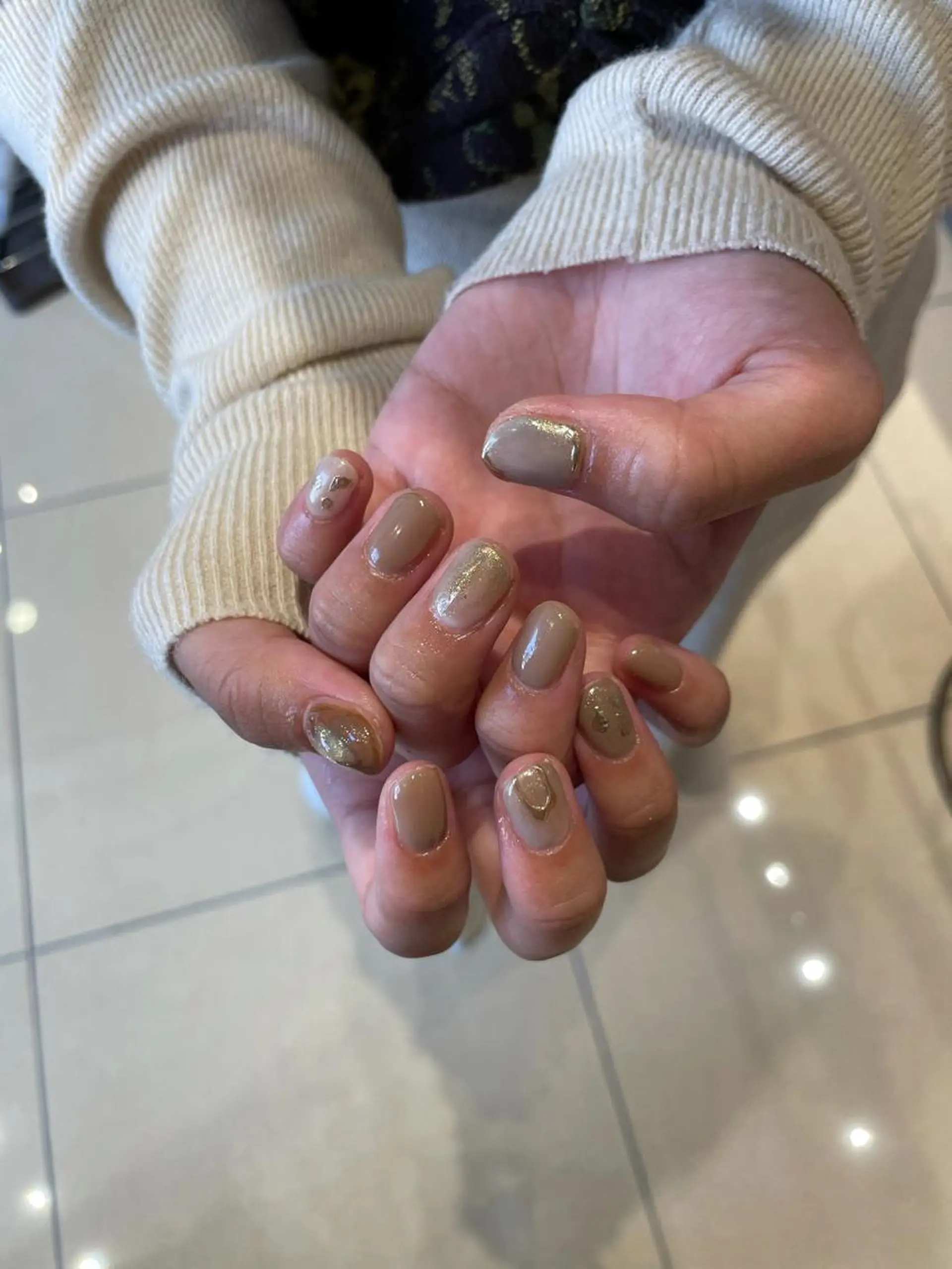 ネイル ニュアンスネイル 🩶 Miori🩶のマツエク・マツパデザイン