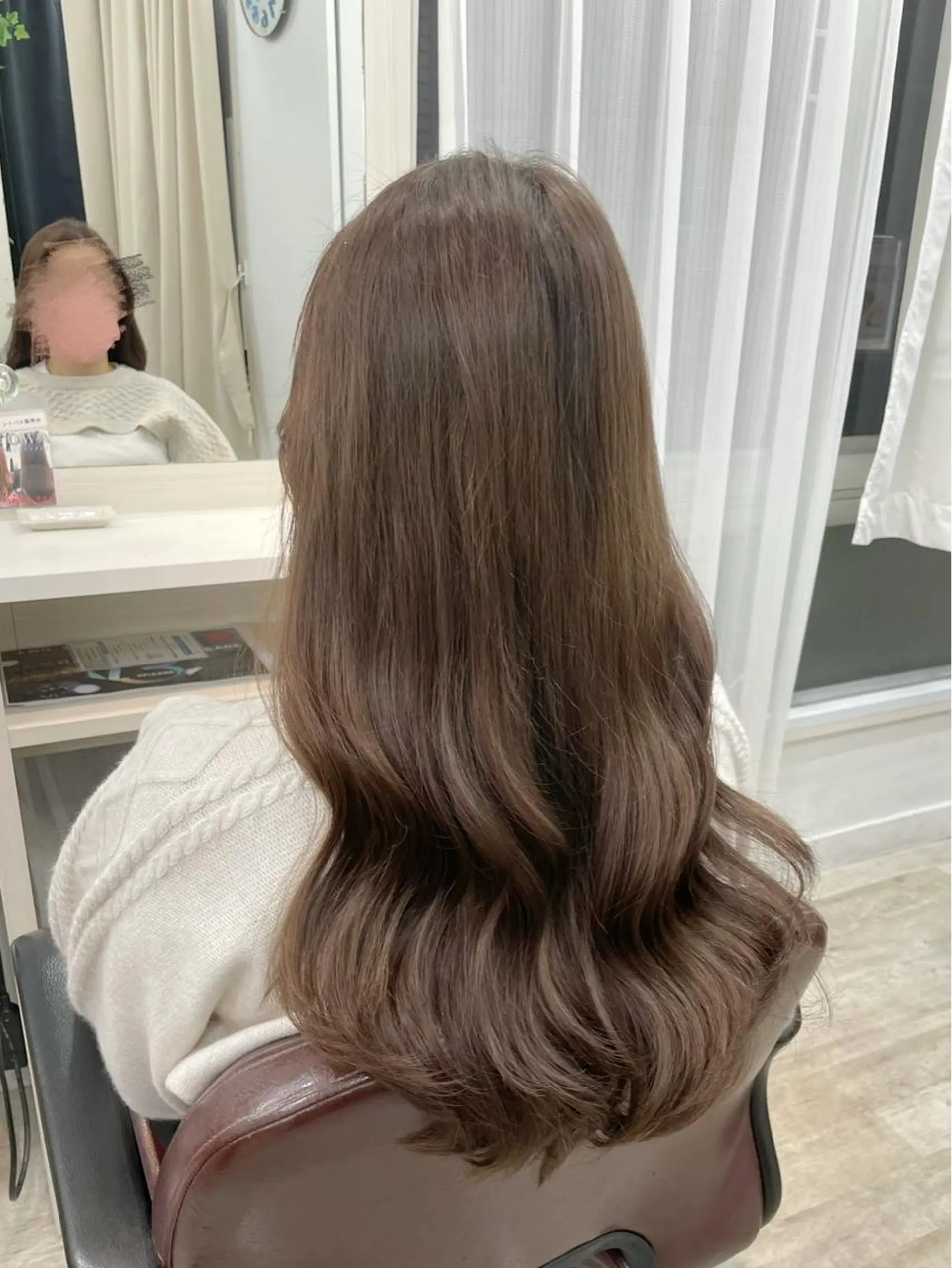 ロング カラー カット ヘアカラー トリートメント ヘアセット 韓国ヘア🤍髪質改善 🇰🇷AKANEのヘアスタイル