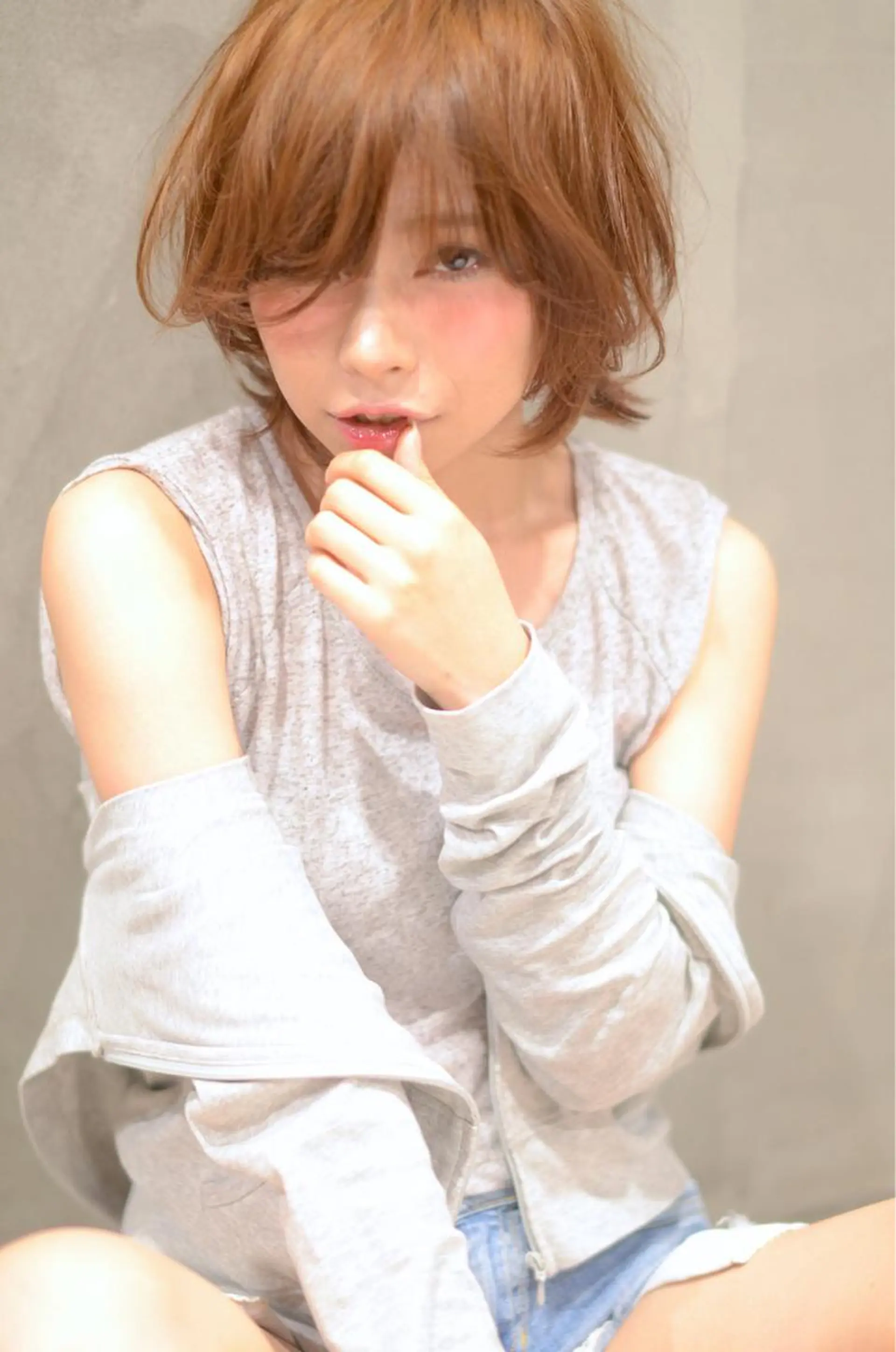 ショート カラー パーマ Rico OFFICIALのヘアスタイル