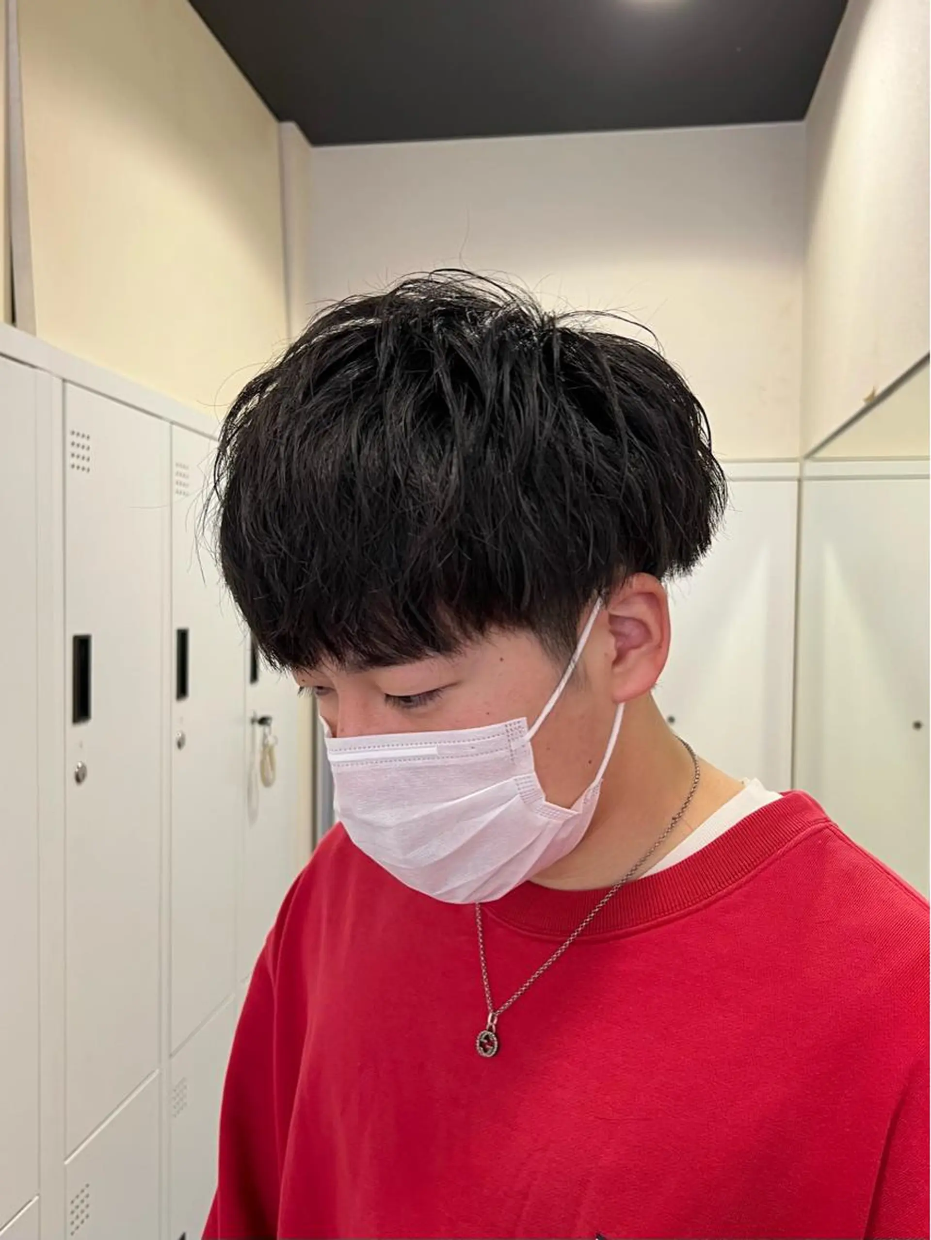 ショート メンズ マッシュ 茅ヶ崎パーマ特化/ スパイラル/ハルキのヘアスタイル