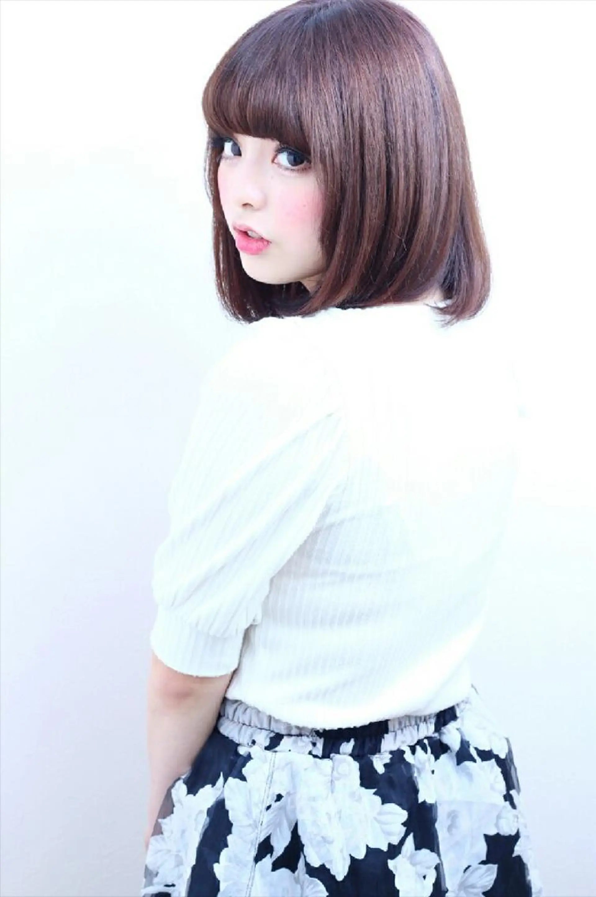 ミディアム カラー hairdesign LARGO所属・みうら たくやのヘアスタイル