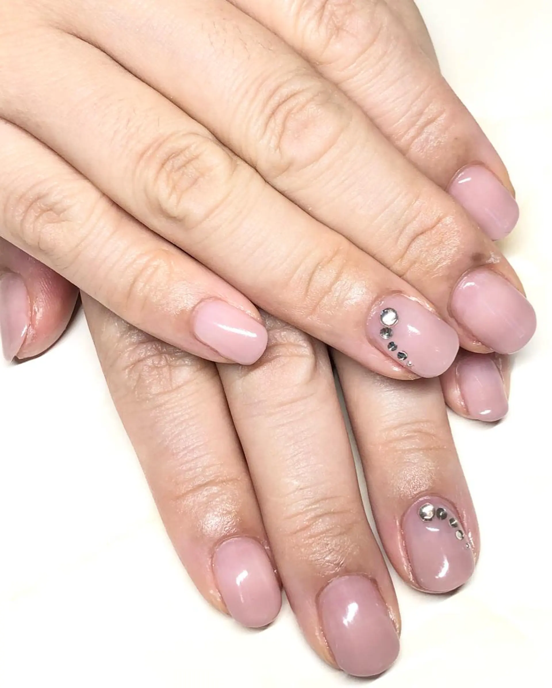 ネイル キラキラネイル シンプルネイル ストーンネイル Mirei NAIL 金児のネイルデザイン