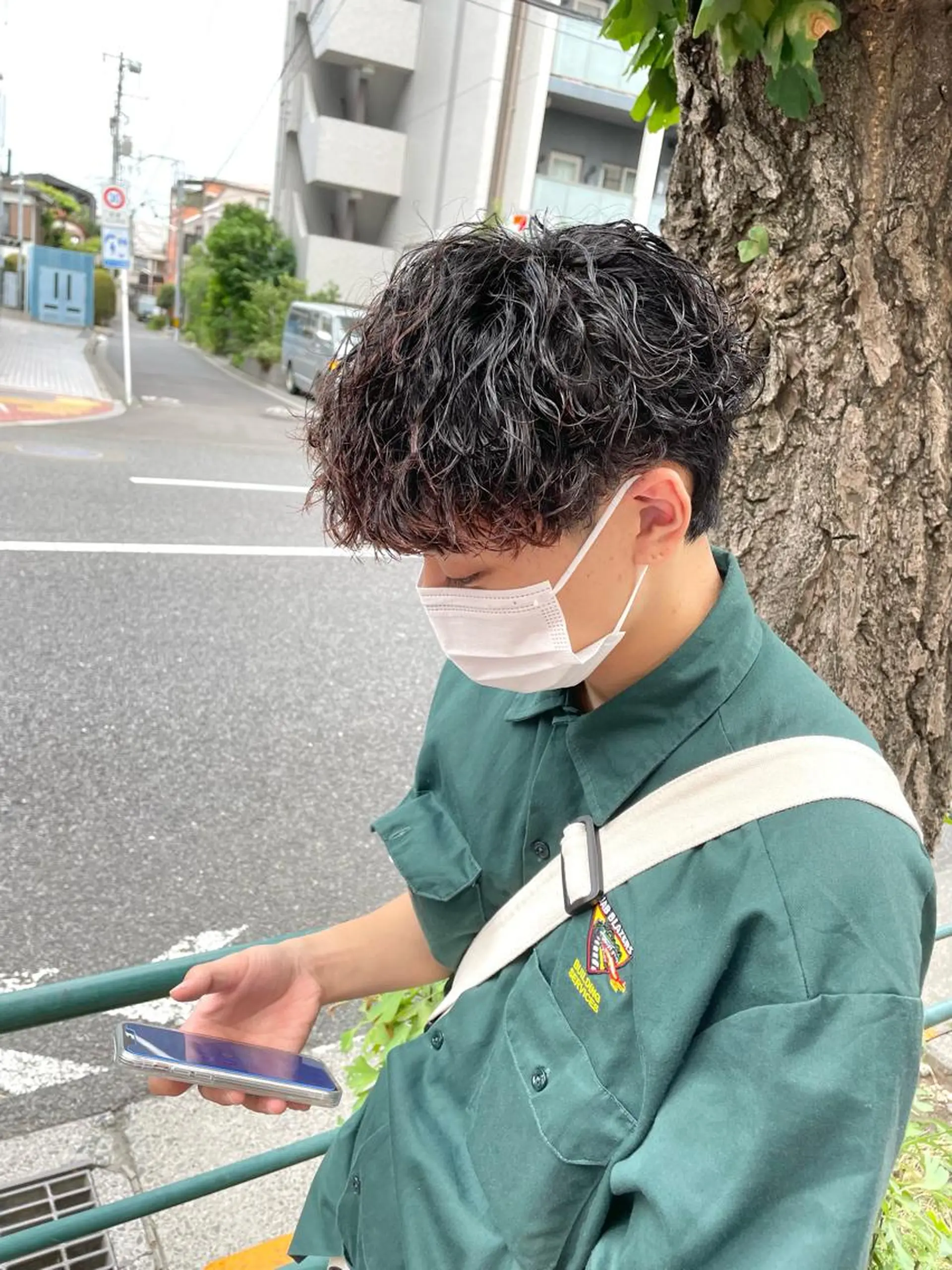 パーマ メンズ 🔥縦落ちツイスパ 🔥鈴木健紀のヘアスタイル