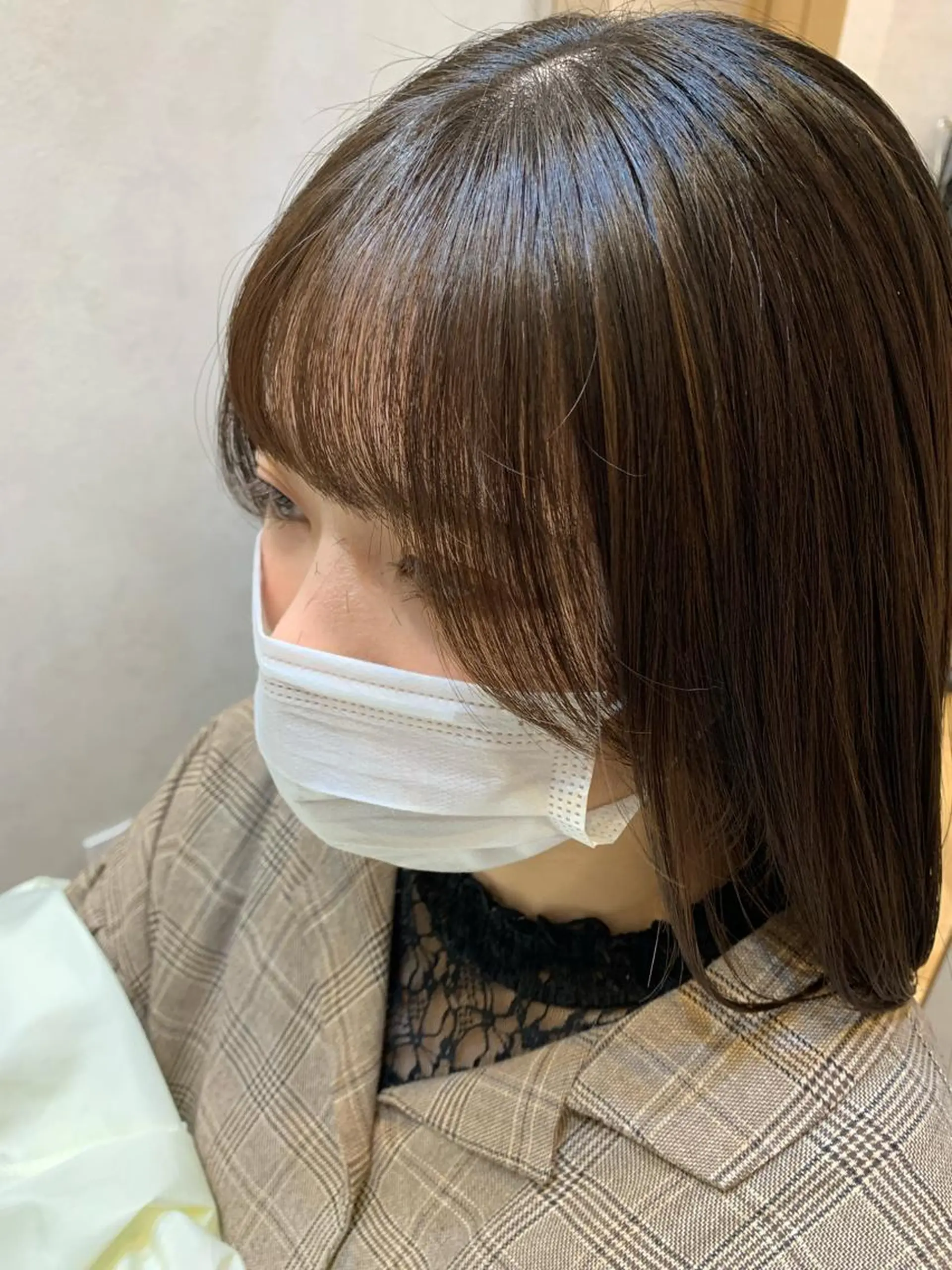 セミロング カット ヘアカラー newiネウィ _naoのヘアスタイル