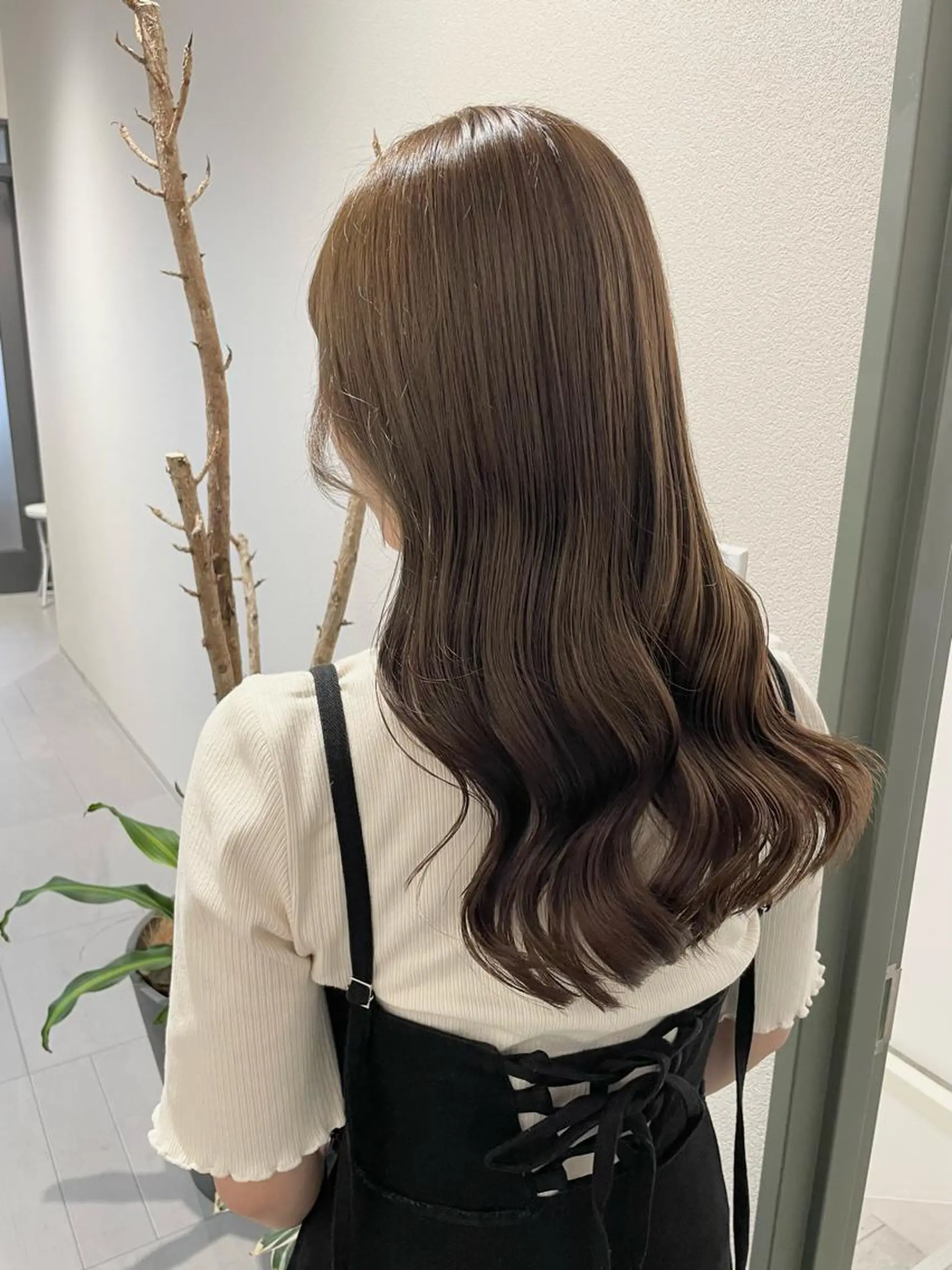 ロング カラー カット ヘアカラー トリートメント 髪質改善will hairdesignのヘアスタイル