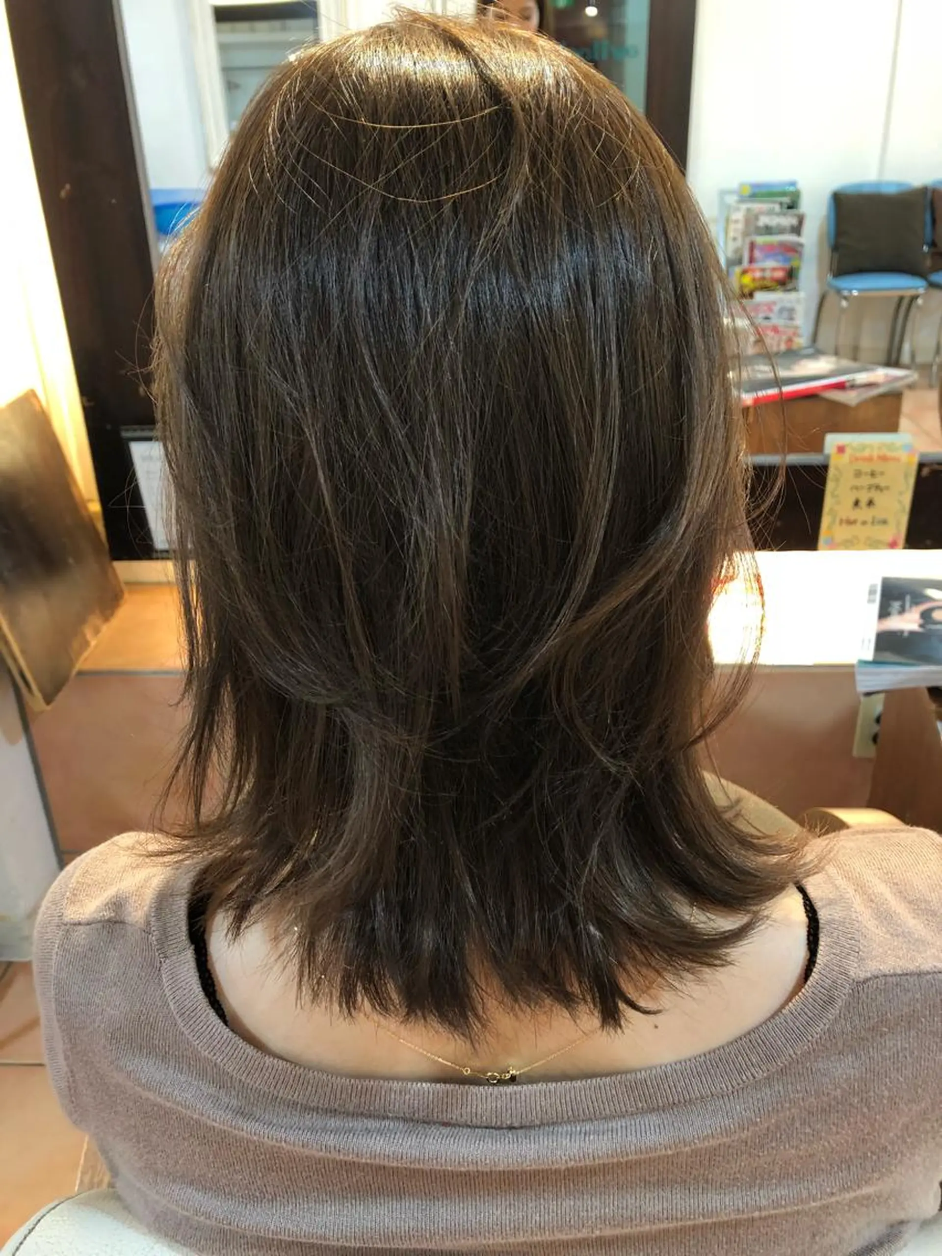 ミディアム カラー 💙あかみね 💙（mine）のヘアスタイル