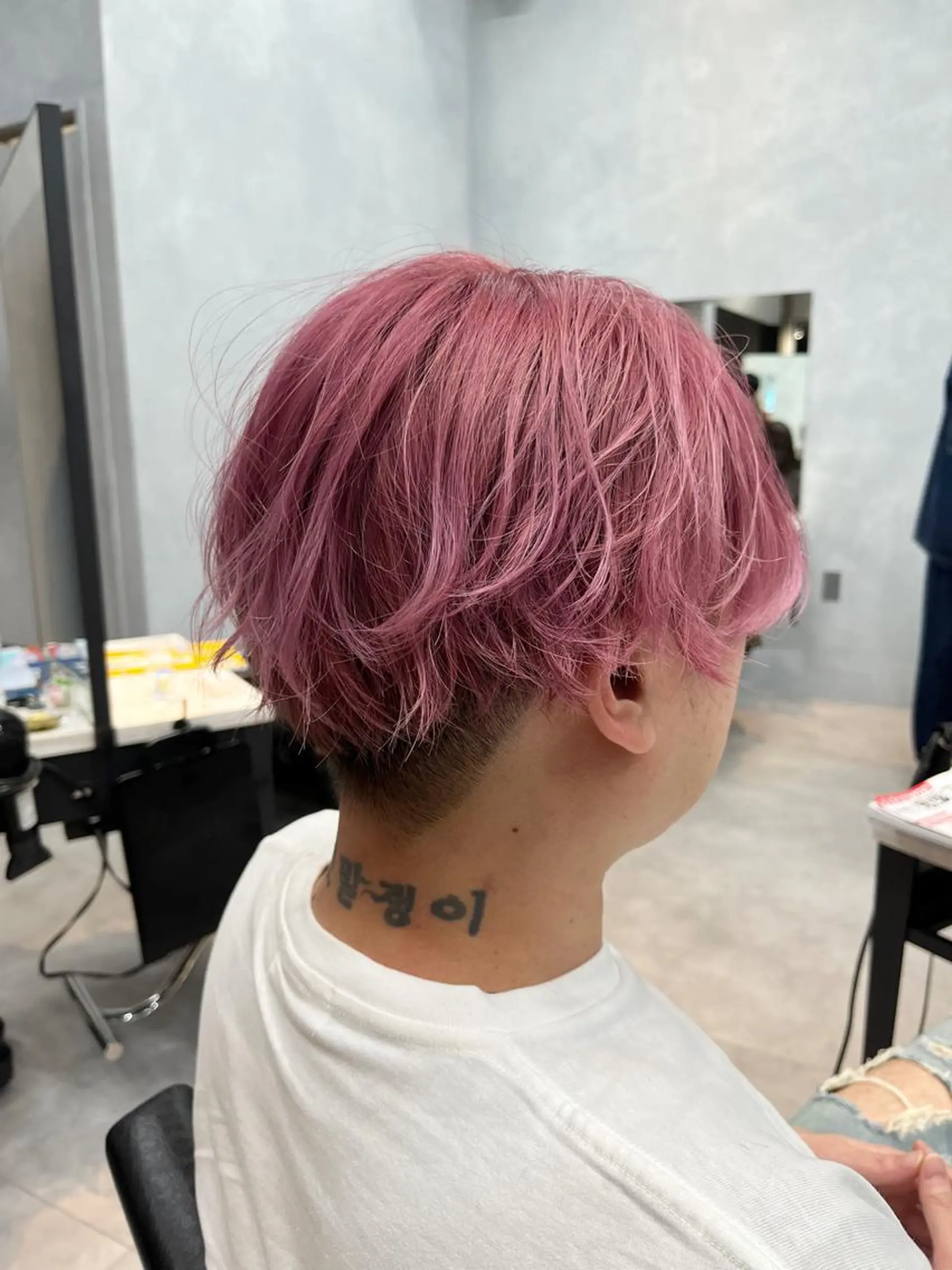 カラー メンズ カット ヘアカラー 🦩透明感カラー🦩 makoのヘアスタイル