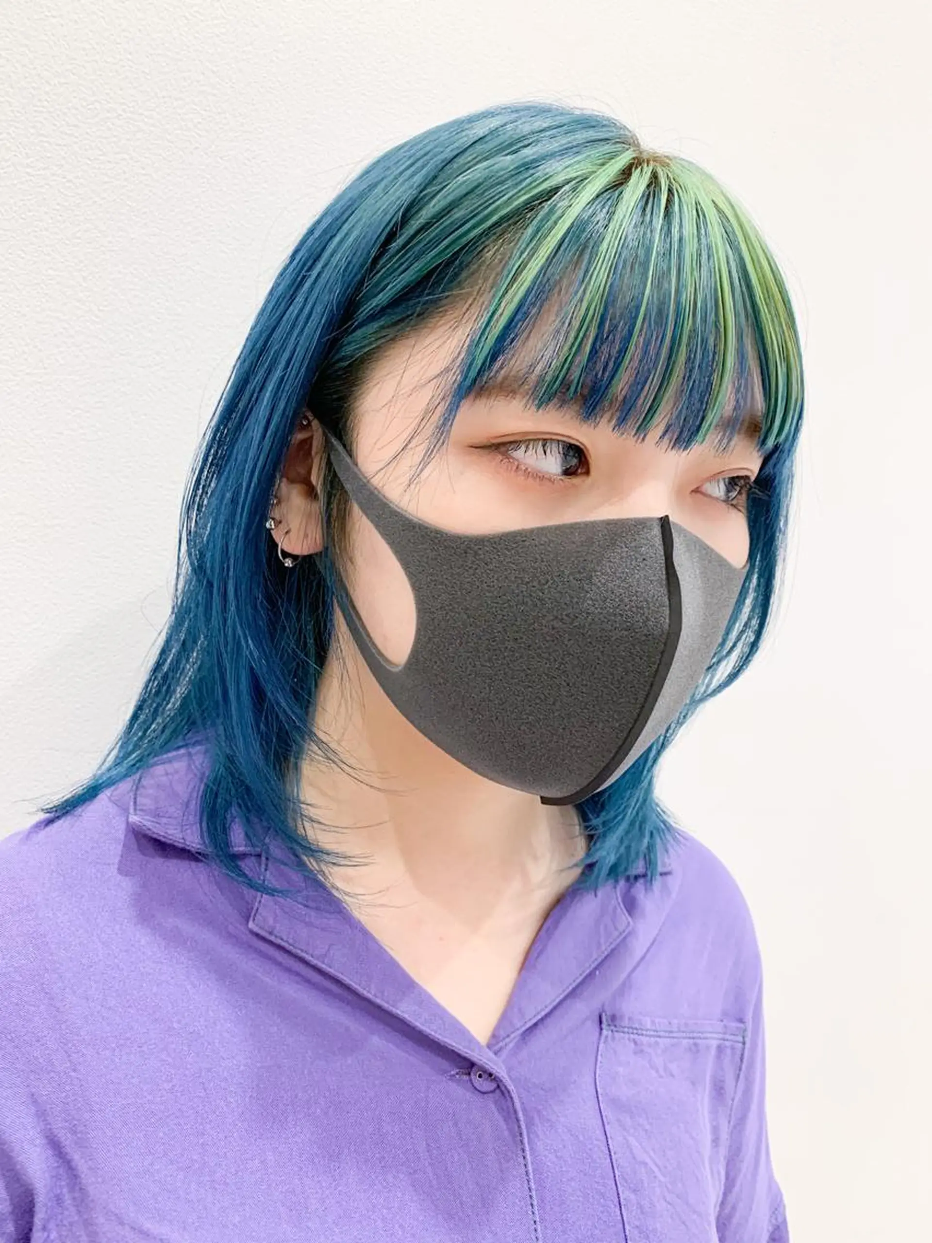 セミロング 🍀ケアブリーチ カラー🍀坂井のヘアスタイル