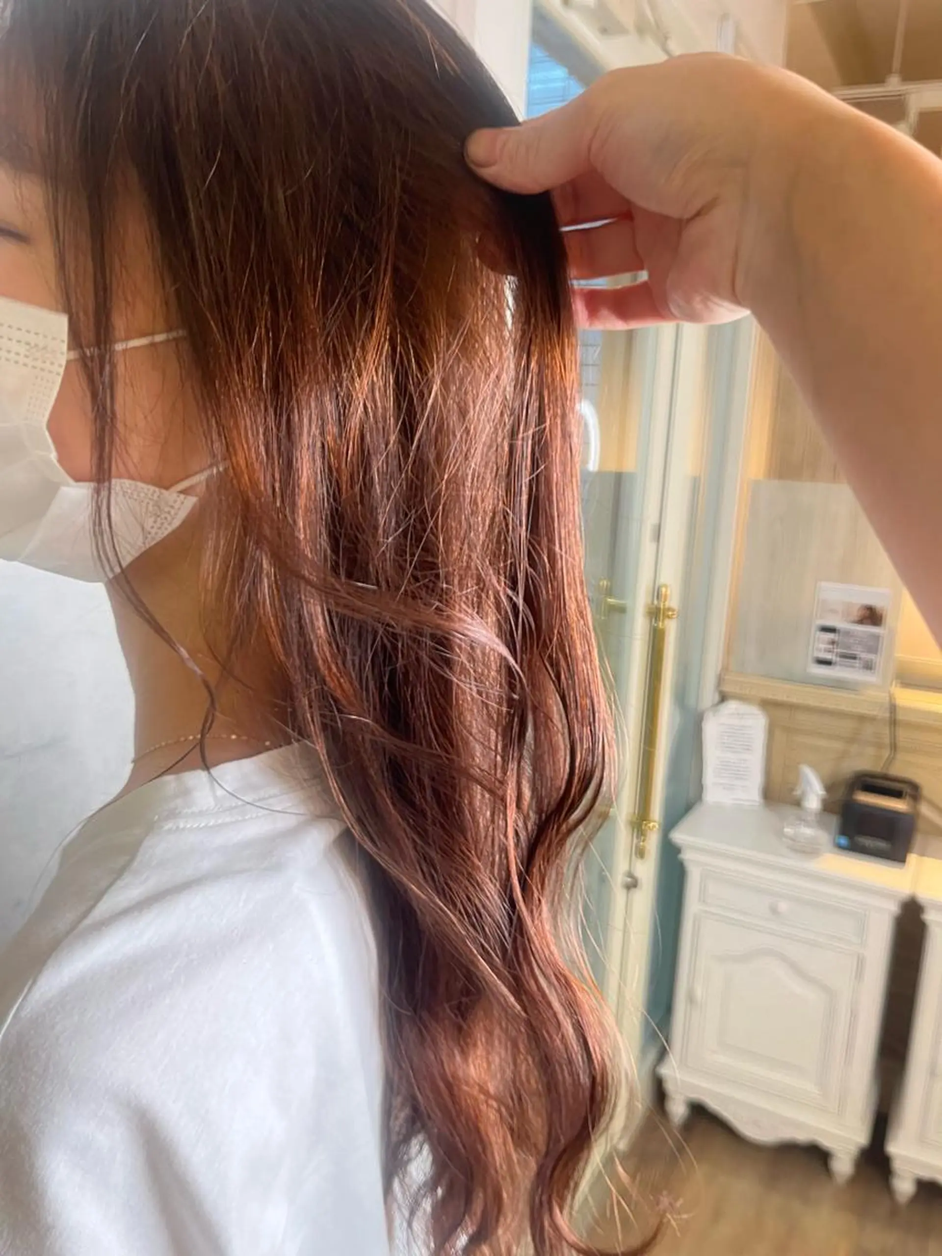 ロング カラー カット ヘアカラー トリートメント ハイーンカラー/外国 人風カラー/ミノリのヘアスタイル