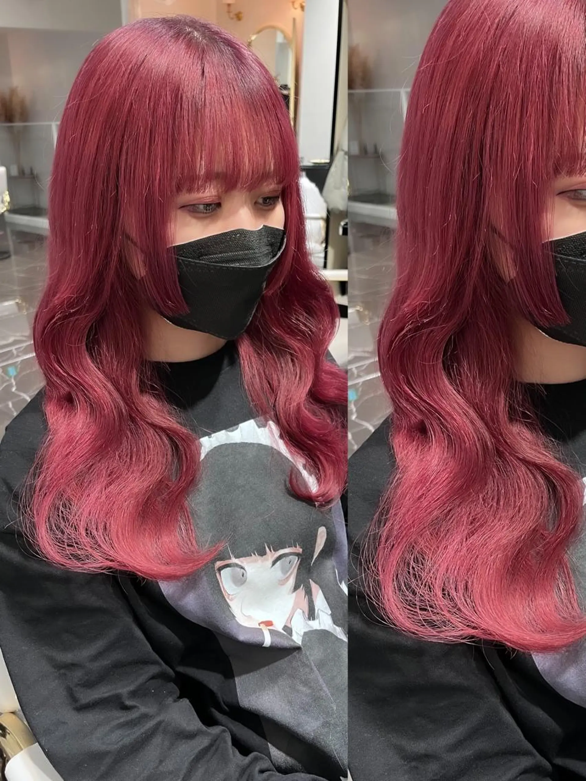 ロング カラー ブリーチ ヘアカラー LOTTA CUCCI所属・miyu /トレンド カラー×艶髪のヘアスタイル