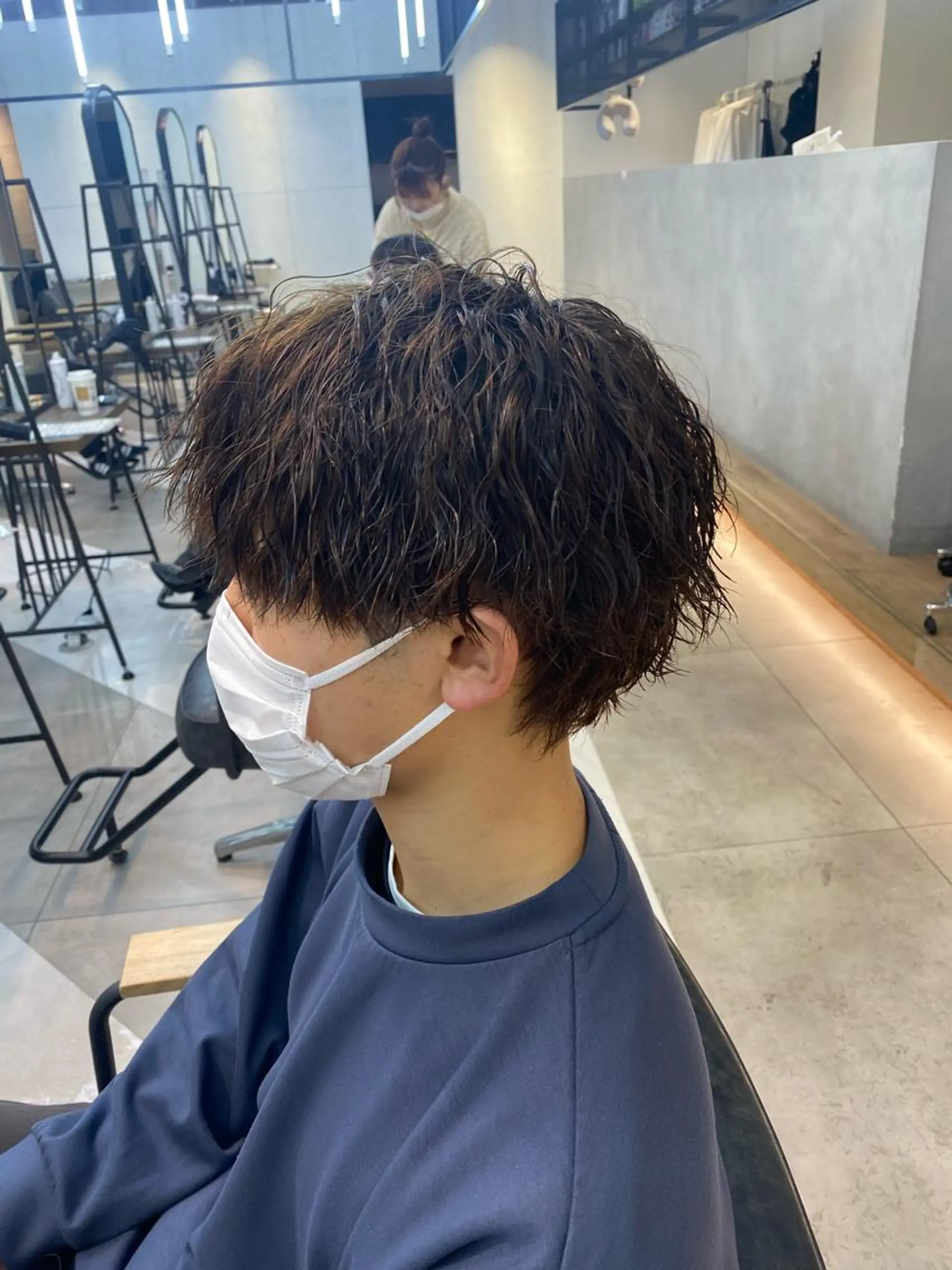 パーマ カット パーマ 新宿【メンズパーマ】 塩澤太一のヘアスタイル