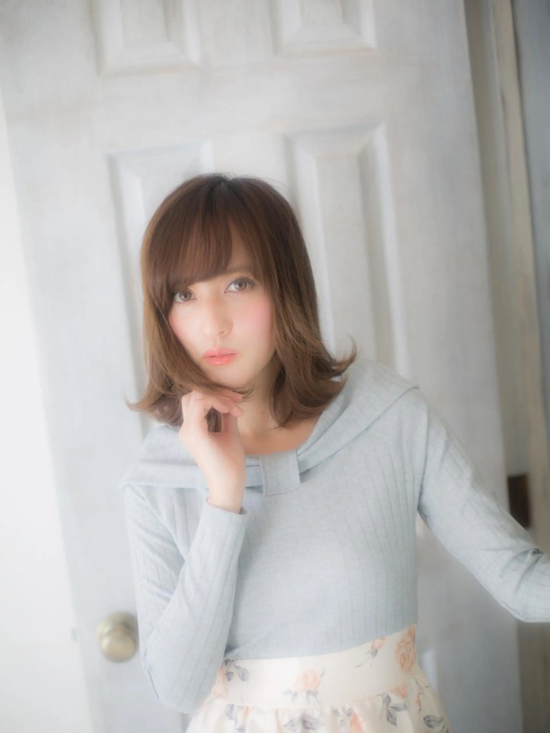 ミディアム カラー 松島祐介【店長／ トップディレクター】のヘアスタイル