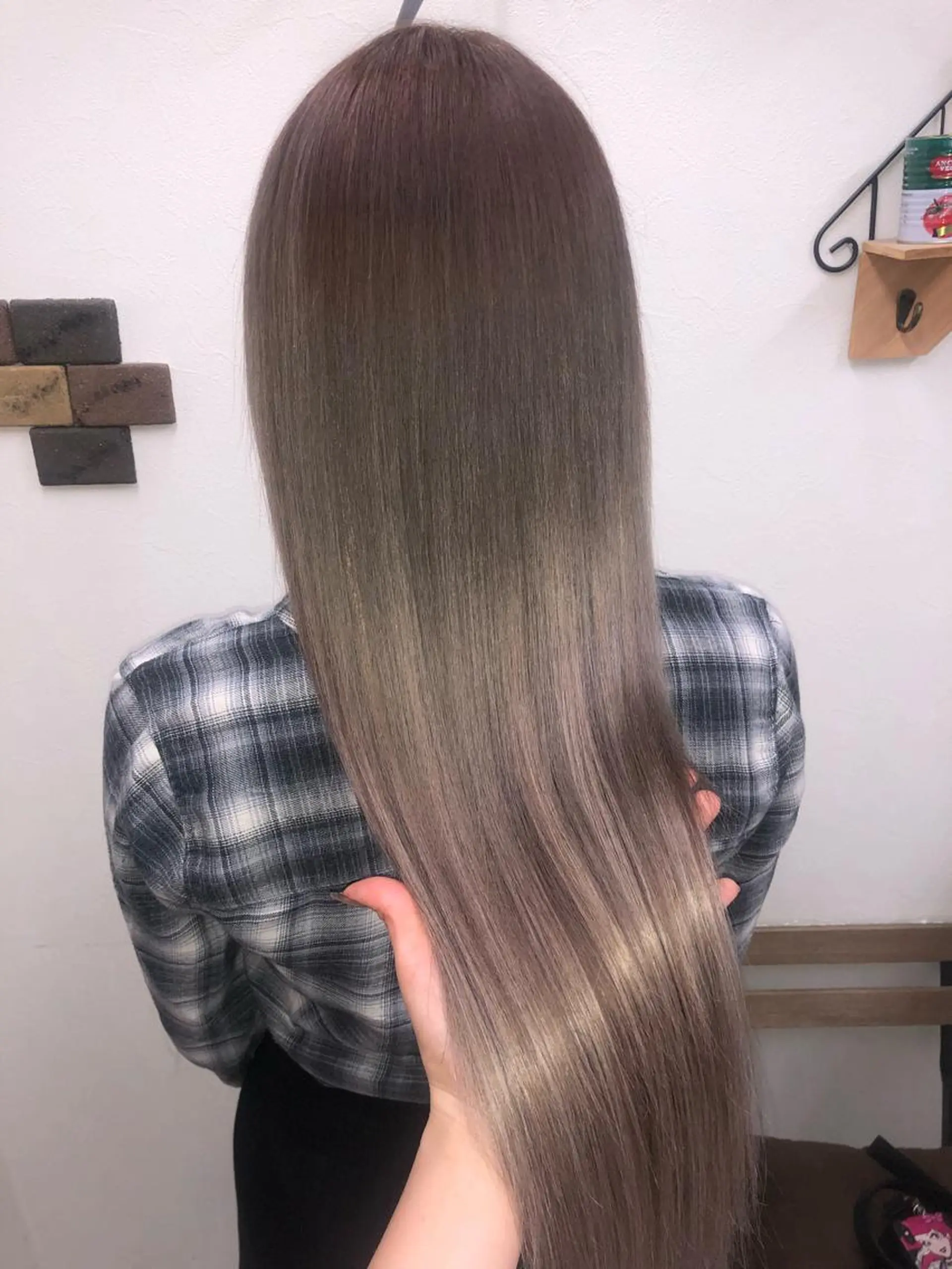 ロング カラー アッシュ アッシュグレー ブラウンカラー MAKO ❤️‍🔥NEXTのヘアスタイル