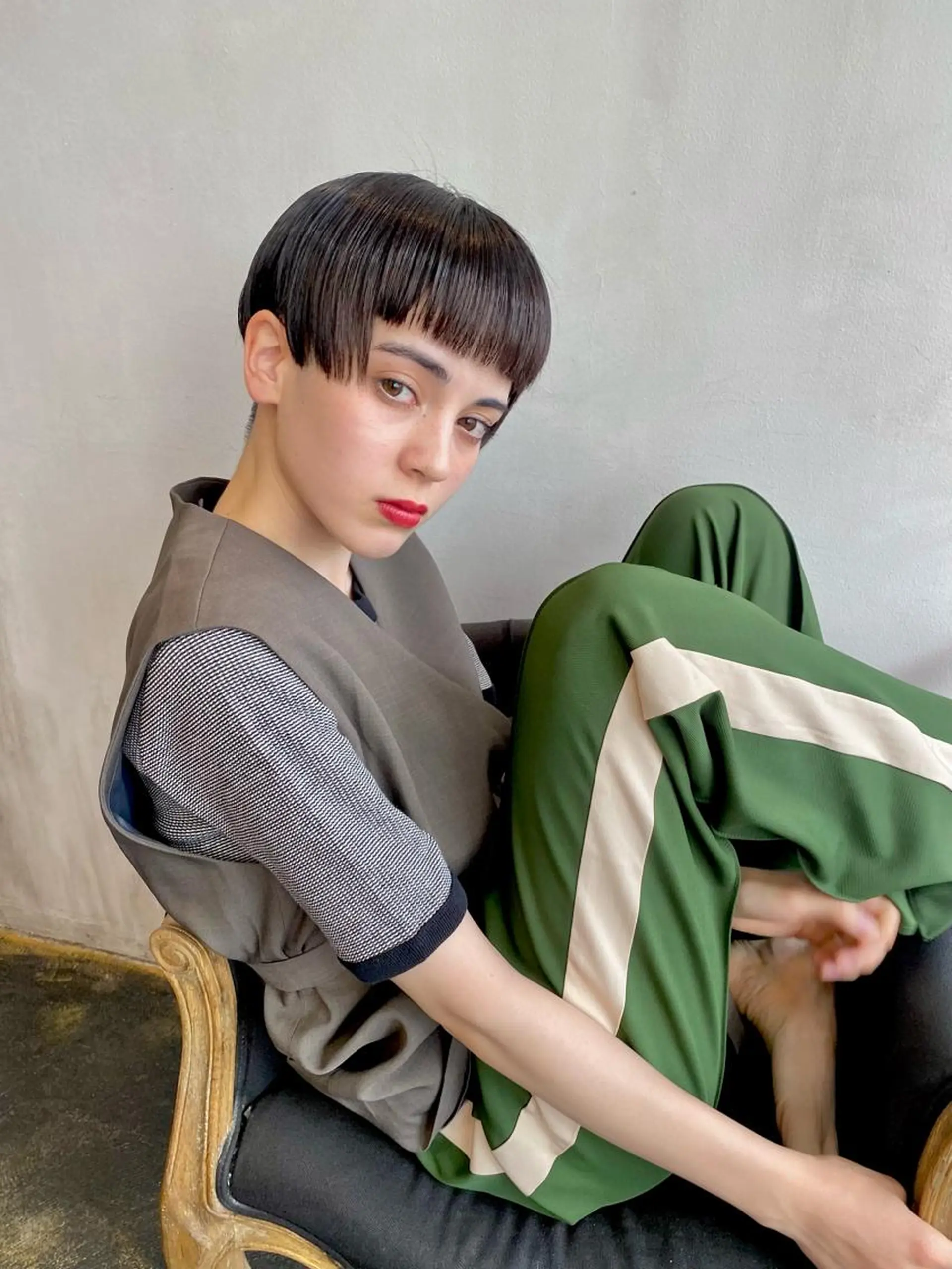 ショート ショートヘア ハイトーンカラー🍑 maanaのヘアスタイル