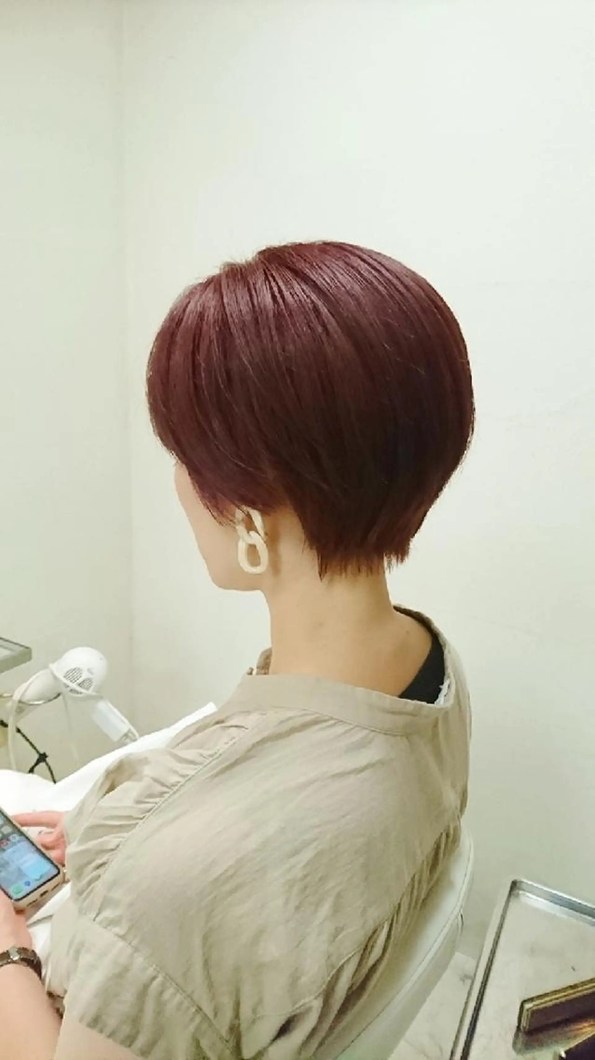 ショート カット ヘアカラー トリートメント nagane sayakaのヘアスタイル