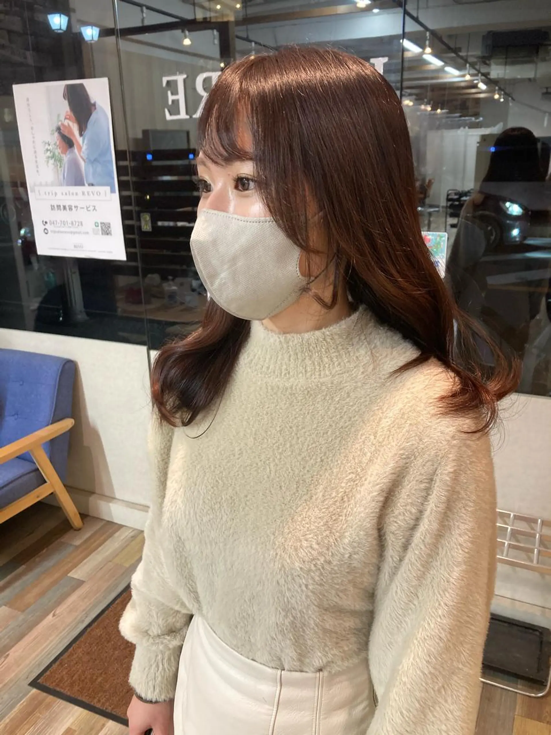 セミロング カラー カット ヘアカラー ヘアセット ✂️似合わせの魔術師 石田一樹✂️のヘアスタイル