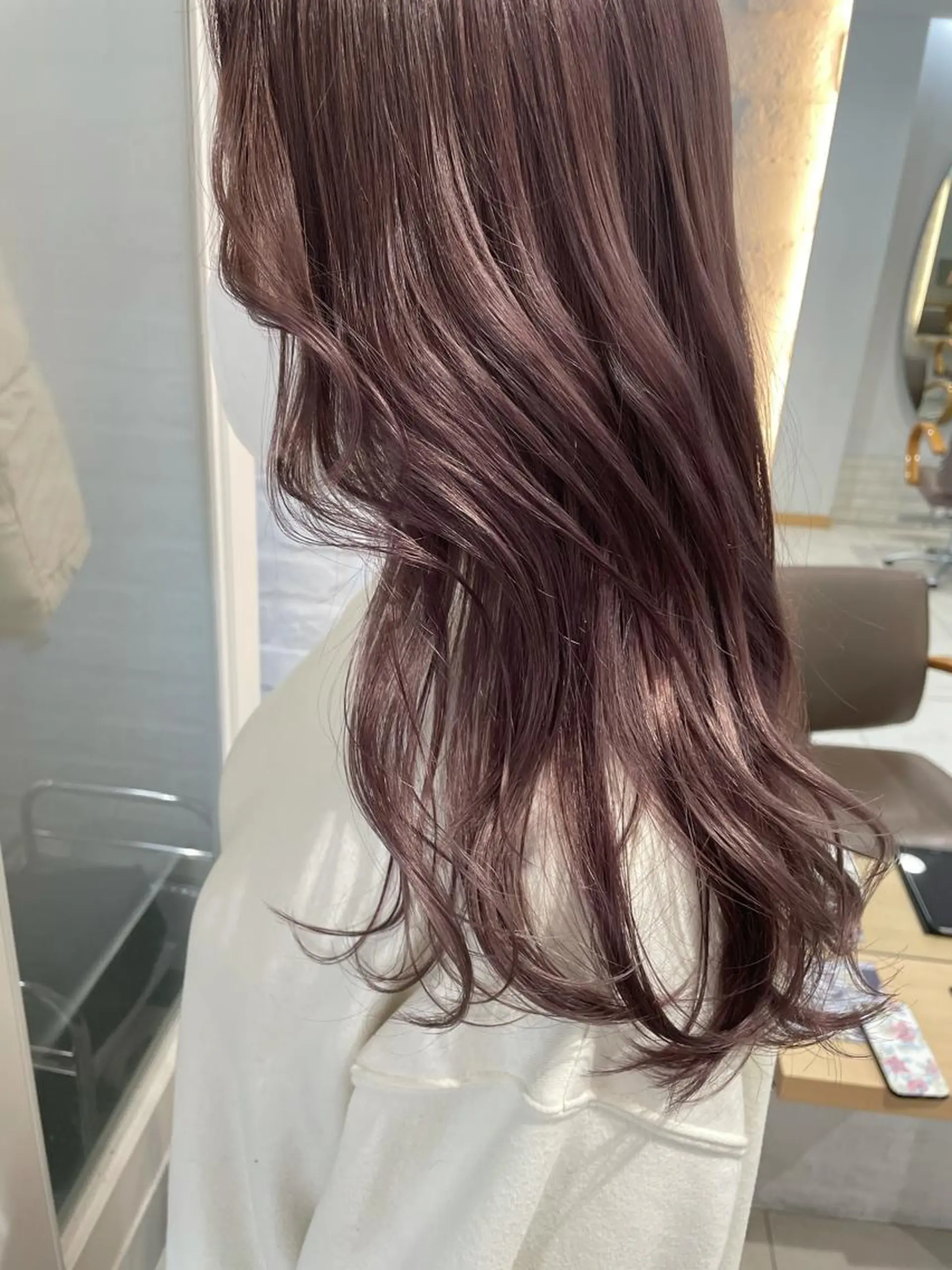 ロング ヘアカラー 最新韓国本場ヘア 🇰🇷榎本明日香のヘアスタイル
