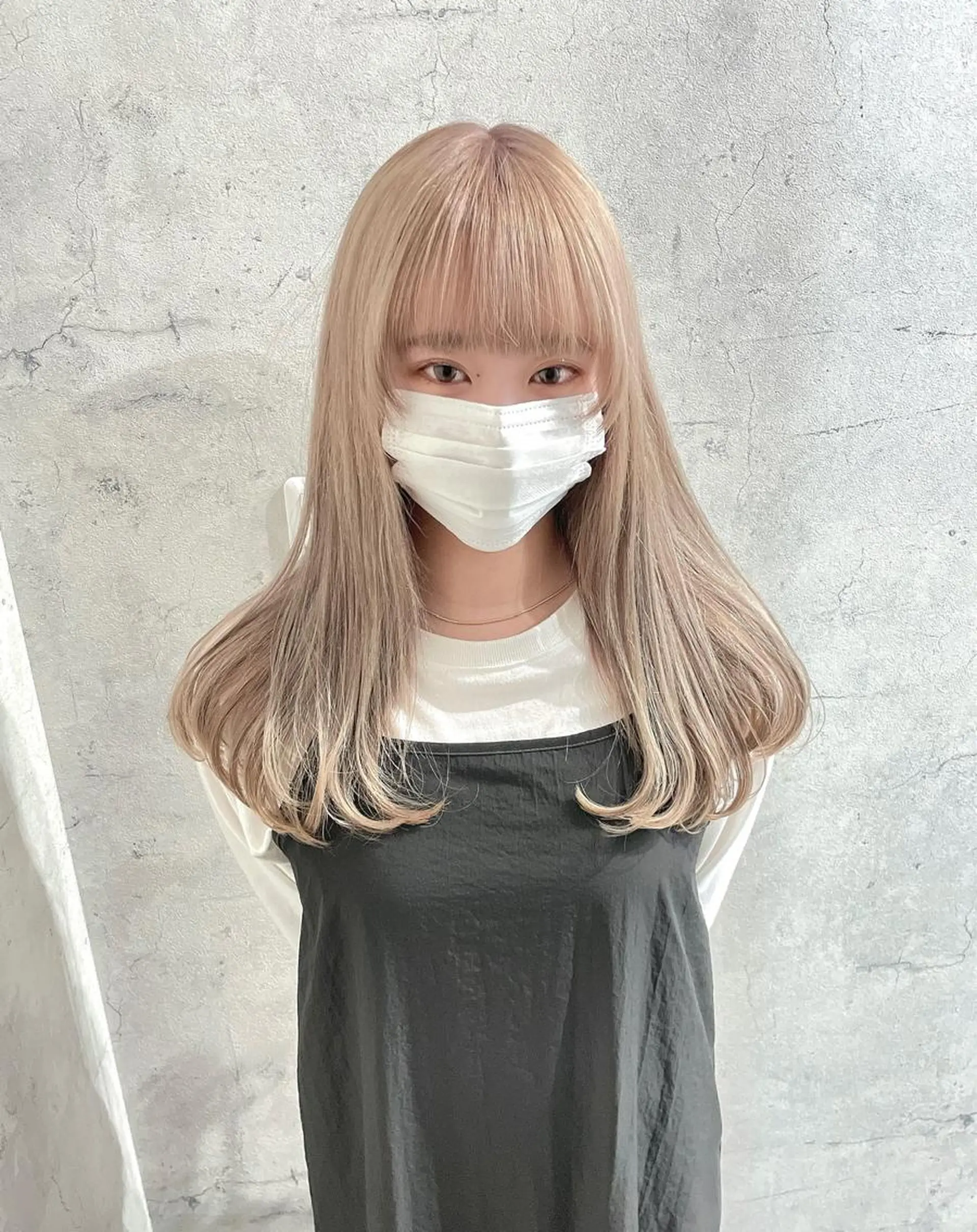 ロング 韓国風カラー 韓国風ヘア レイヤーカット 韓国/透明感 riToのヘアスタイル