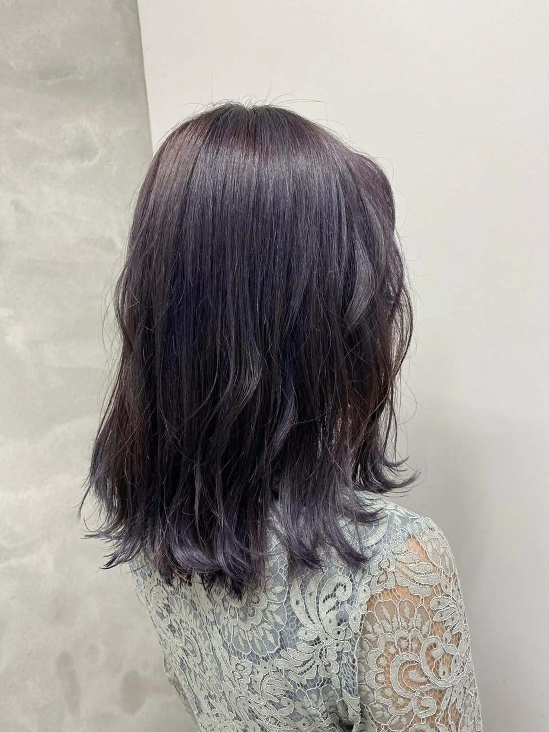 セミロング 村山 豪歩のヘアスタイル