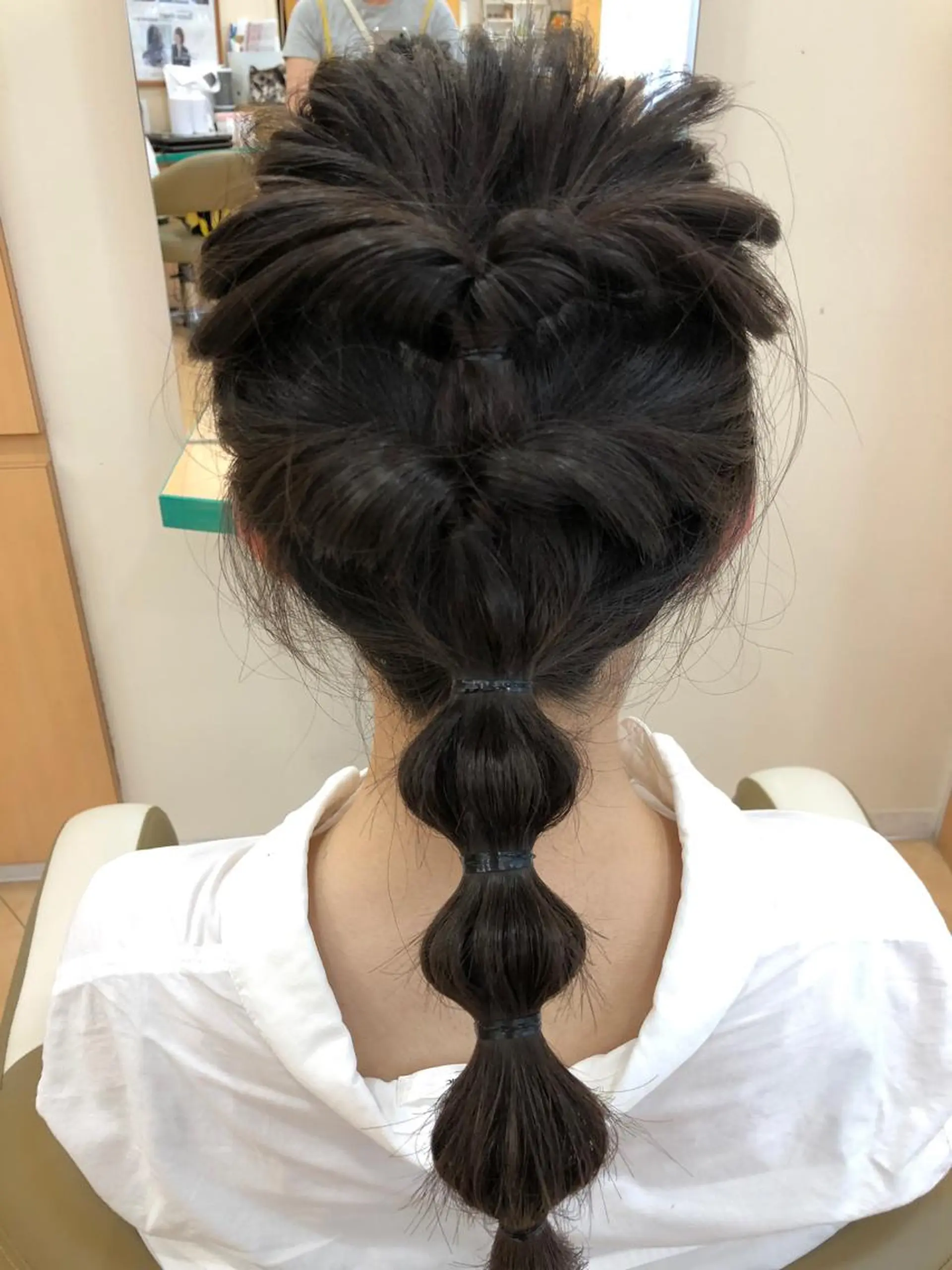 セミロング ヘアアレンジ カット 福原 亜祐美のヘアスタイル