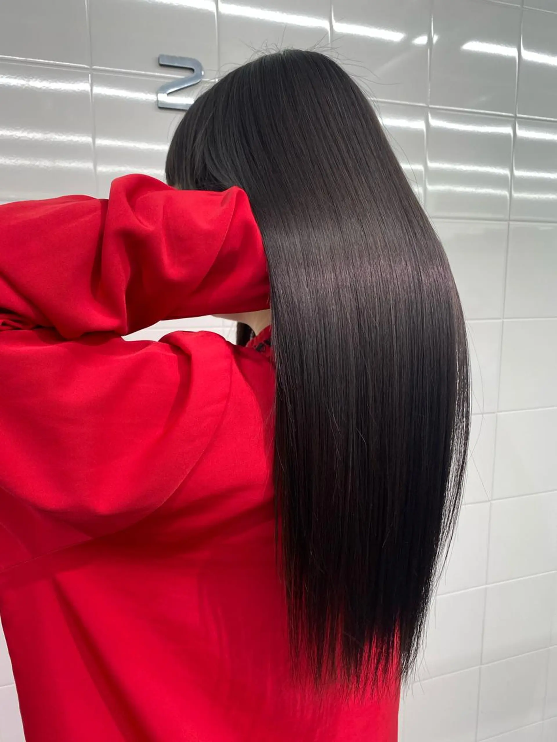 ロング カラー ハイトーンカラー くせ毛 髪質改善 トリートメント ヘアカラー トリートメント grow所属・🧡YUKA🧡 渋谷/プルエクステのヘアスタイル