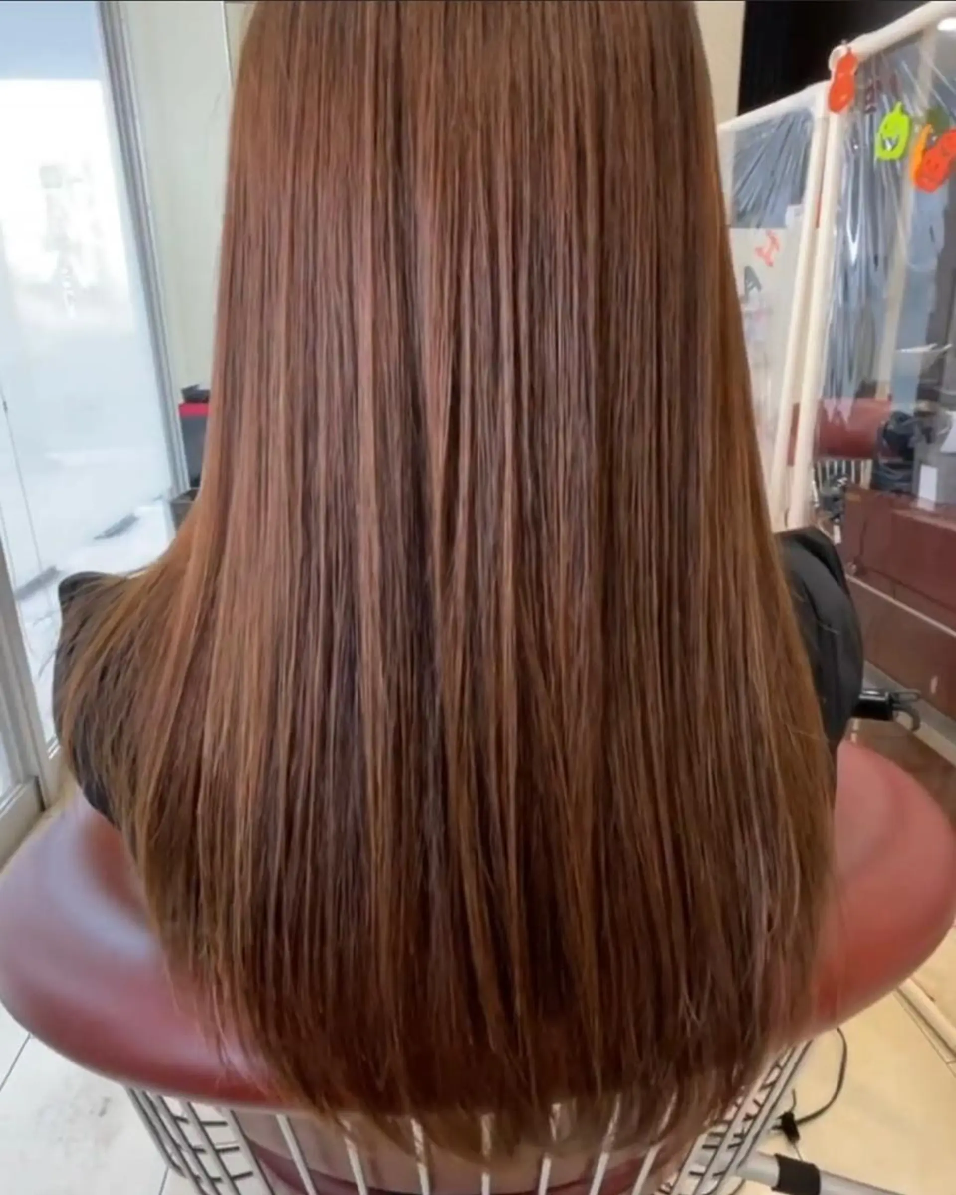 セミロング カラー パーマ メンズ キッズ ケアカラー エクステ 髪質改善 トリートメント ヘアカラー トリートメント ルキ🌈ブリーチカラ ー&メンズパーマ🦄のヘアスタイル